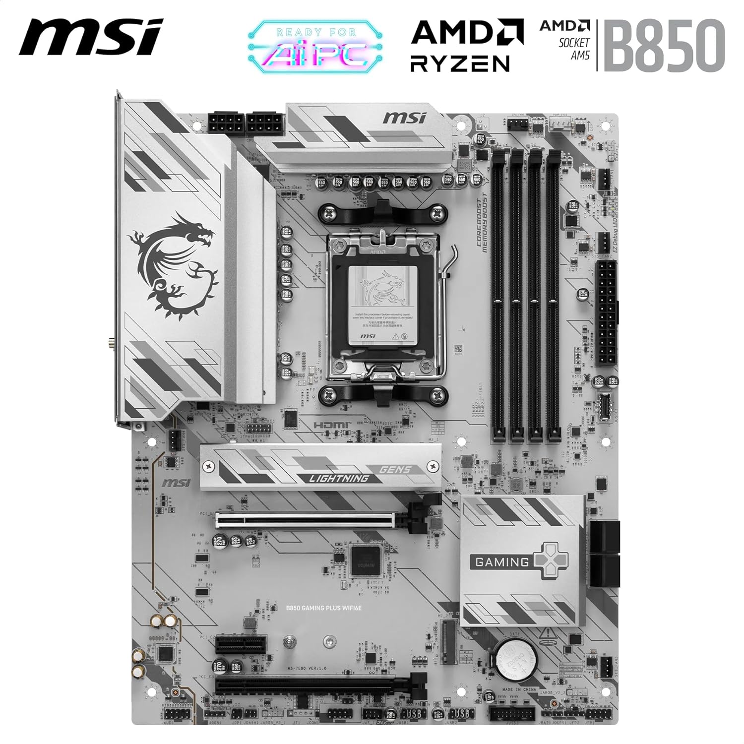 MSI B850 GAMING PLUS WIFI6E - image 2