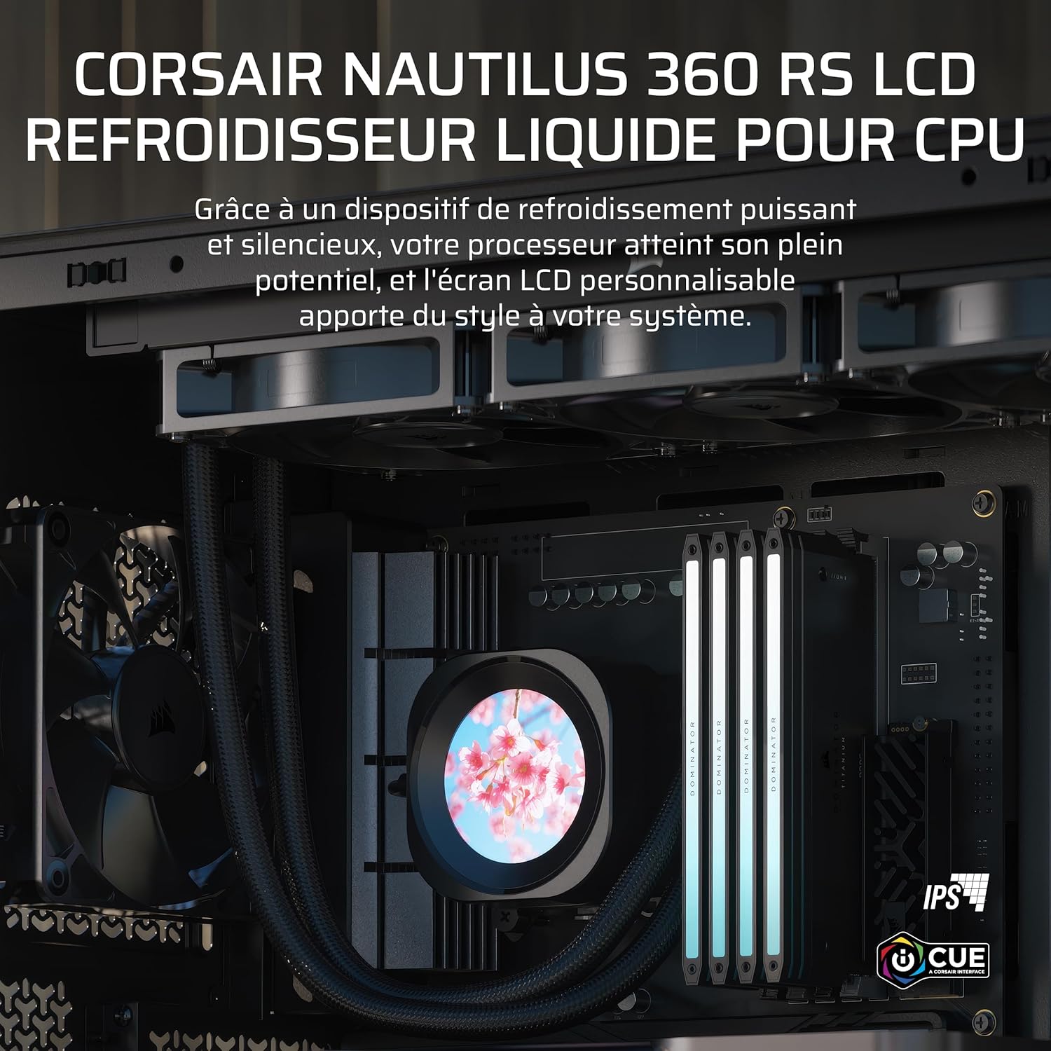 CORSAIR NAUTILUS 360 RS Liquid CPU Cooler ALL Black - image 2