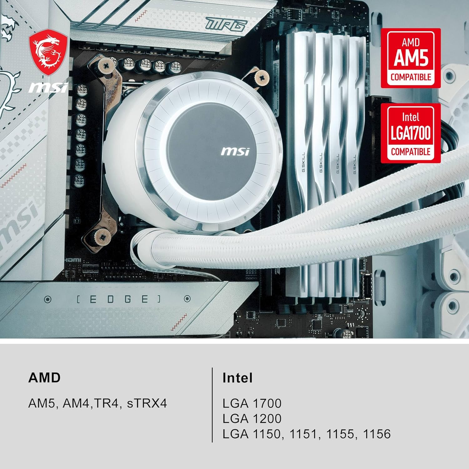 MSI MAG Coreliquid E360 - White - image 3