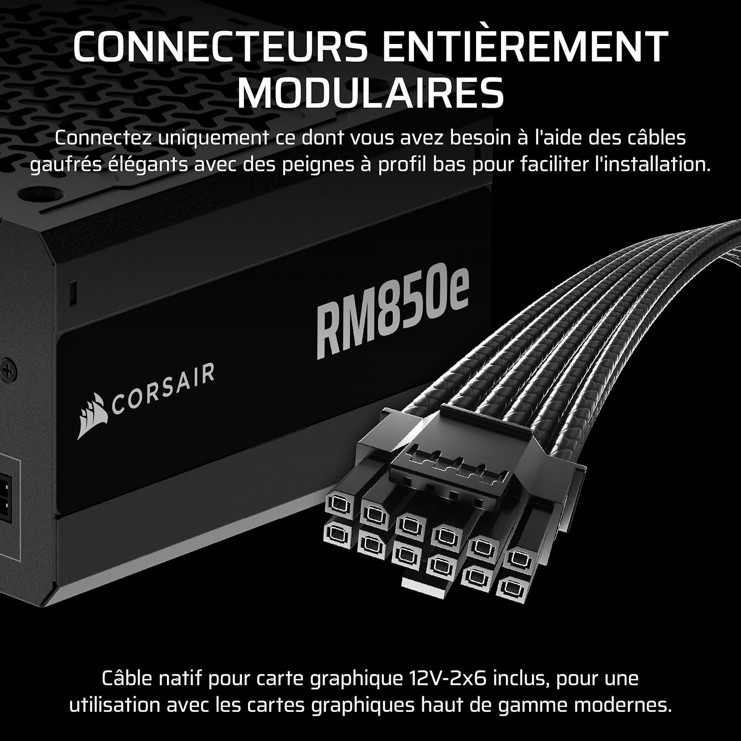 CORSAIR RM850e ATX Fully Modular Gold V2025 - image 2