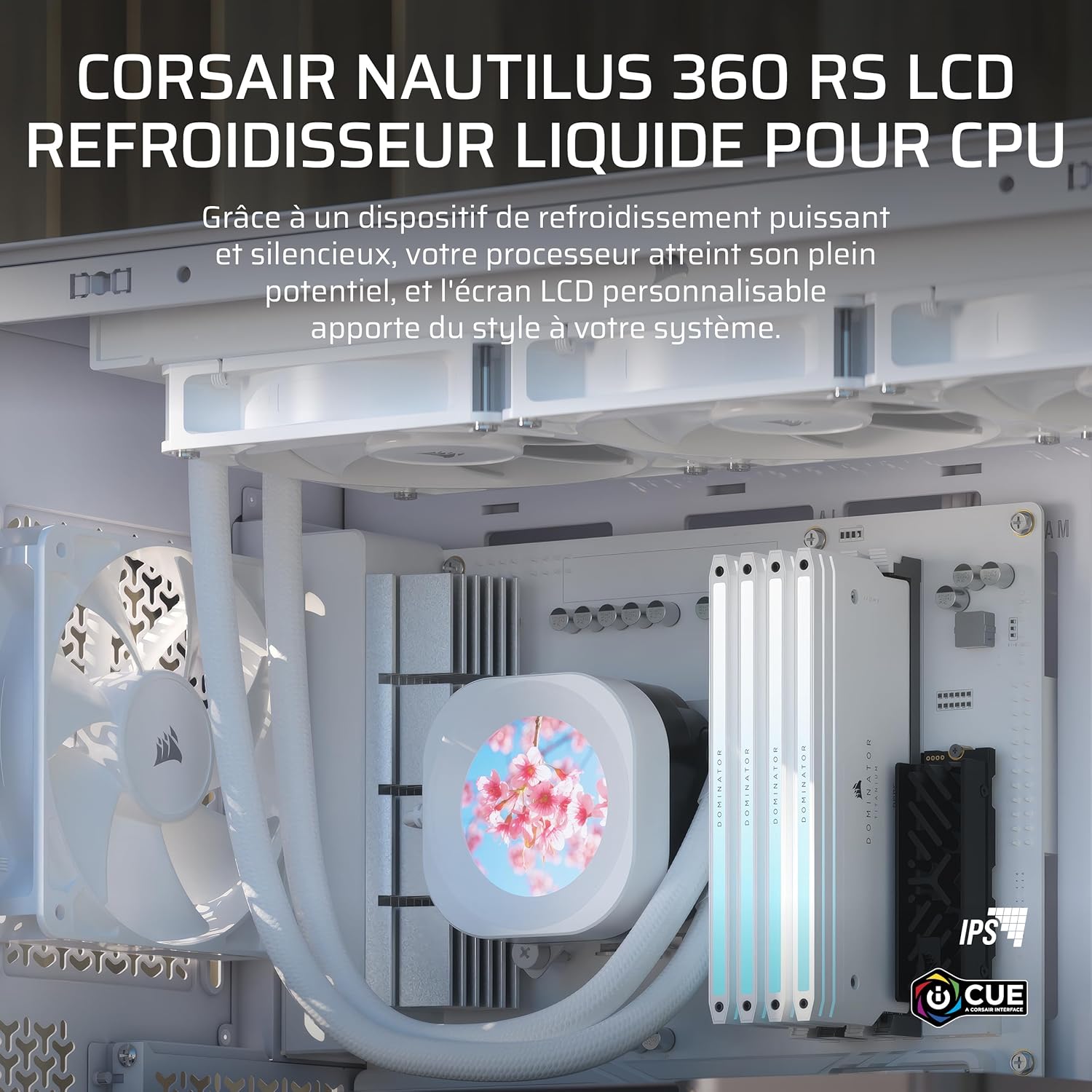 CORSAIR NAUTILUS 360 RS Liquid CPU Cooler WHITE - image 2