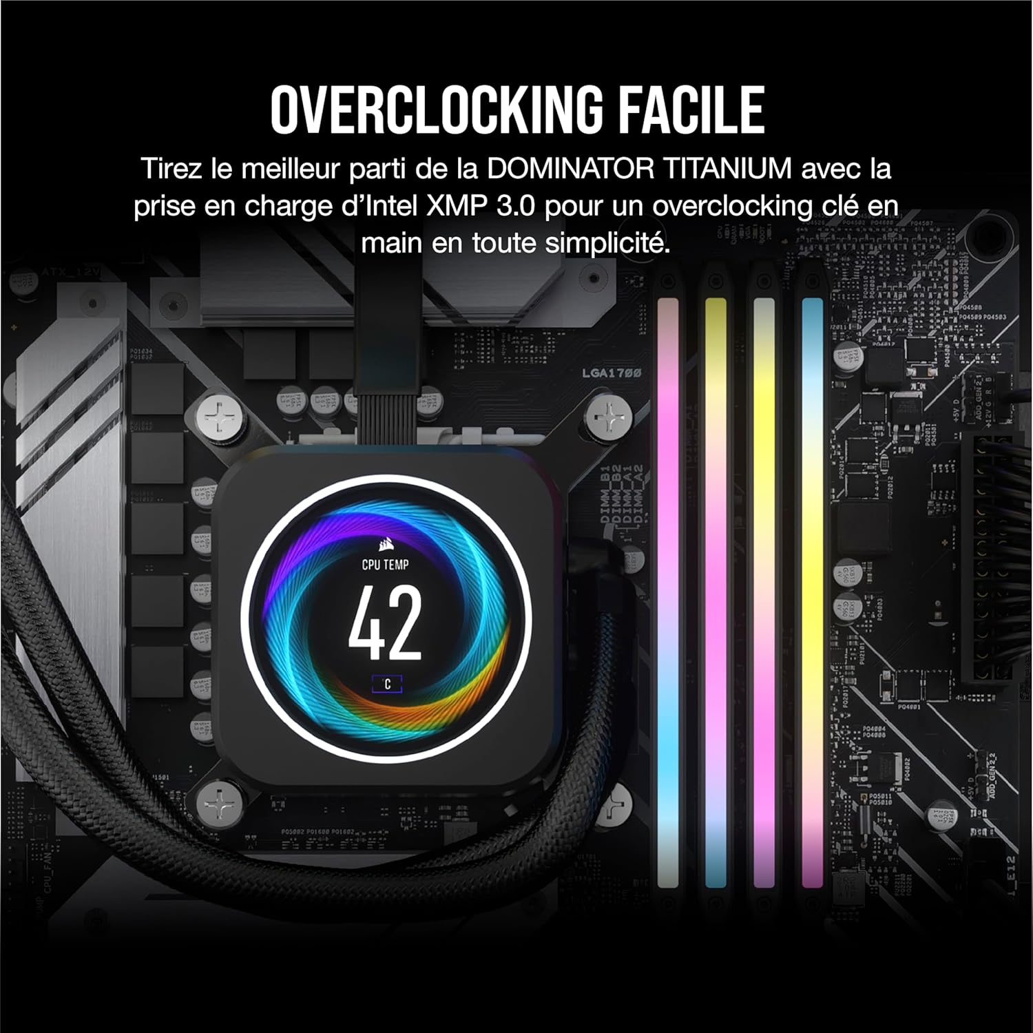 Corsair Dominator Titanium 64 Go 2 x 32 Go DDR5 6600 MHz - image 3