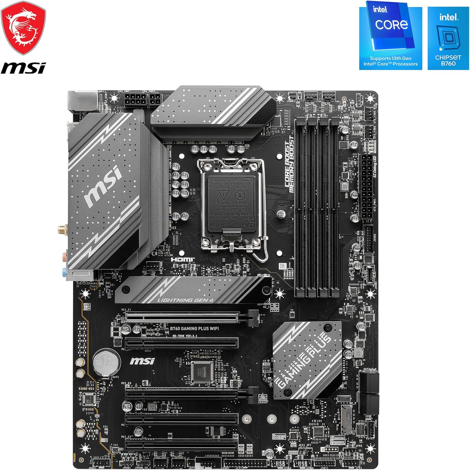 MSI B760 Gaming Plus WiFi DDR5 - image 2
