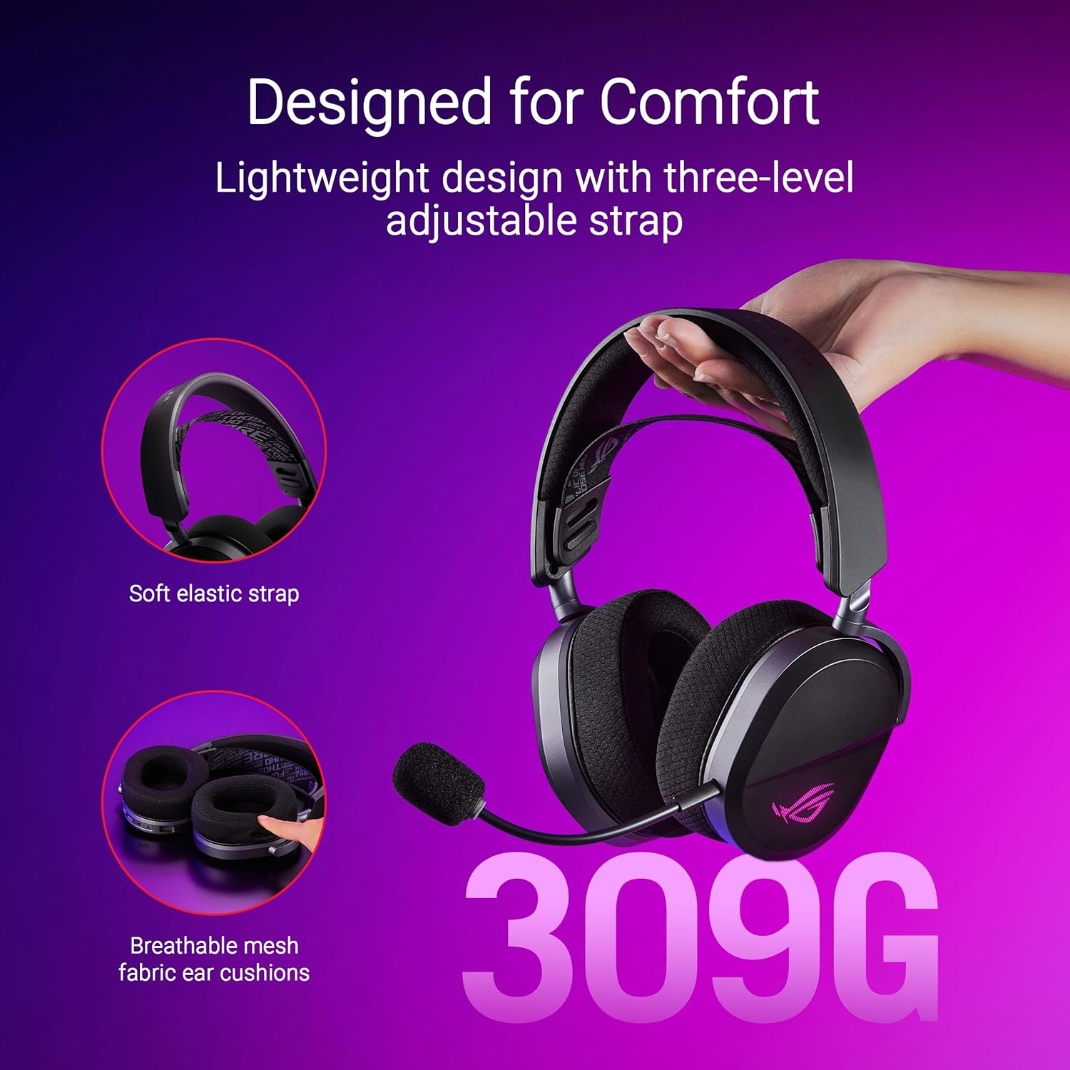 ASUS ROG Pelta SS FIL/BT/USB-C/2.4GHz - image 3