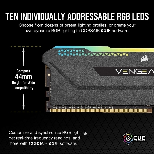 Corsair Vengeance RGB PRO SL 32GB (2x16GB) DDR4 3200MHz - image 4