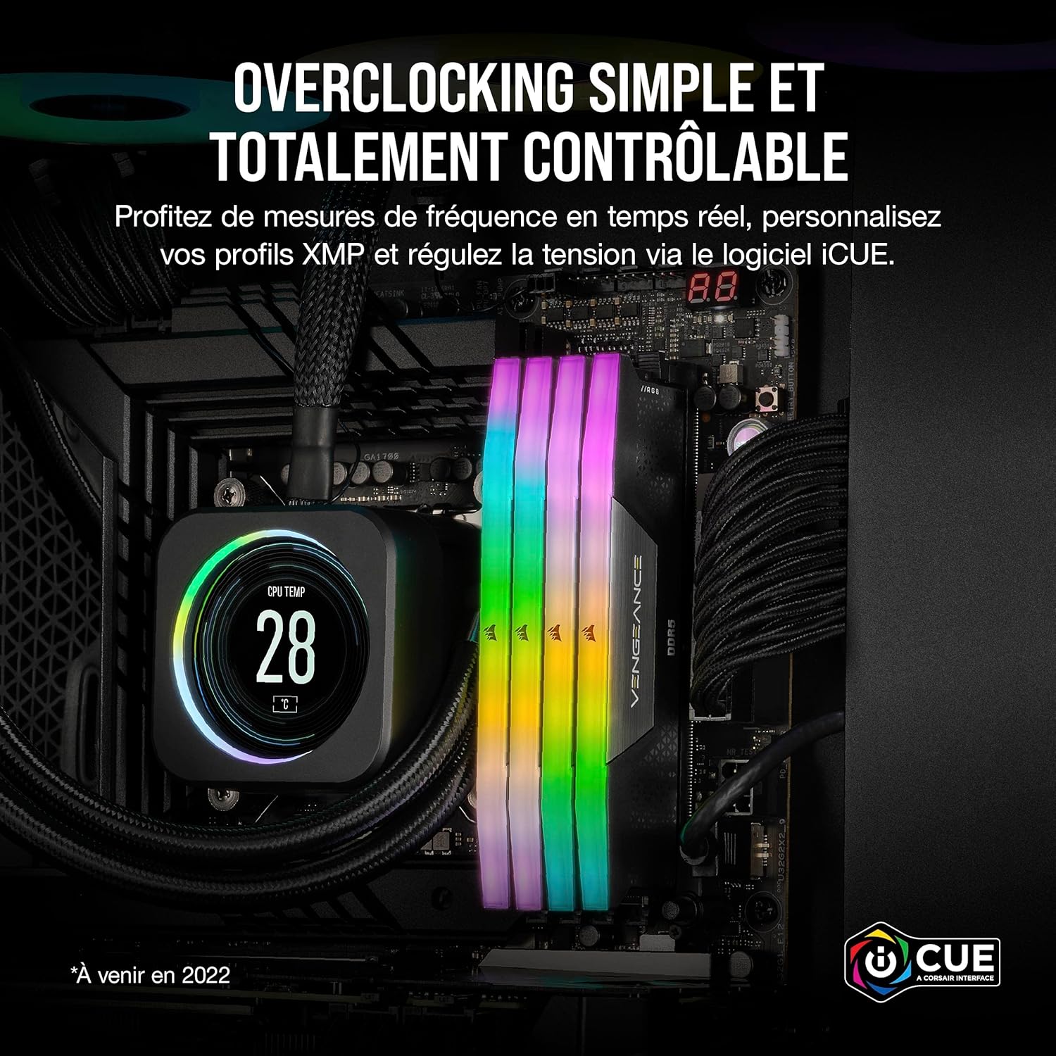 Corsair Vengeance RGB 32 Go 2 x 16 Go DDR5 6000 MHz - image 3