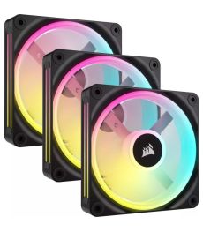 Corsair iCUE Link QX120 RGB Kit de démarrage pack de 3 - Noir