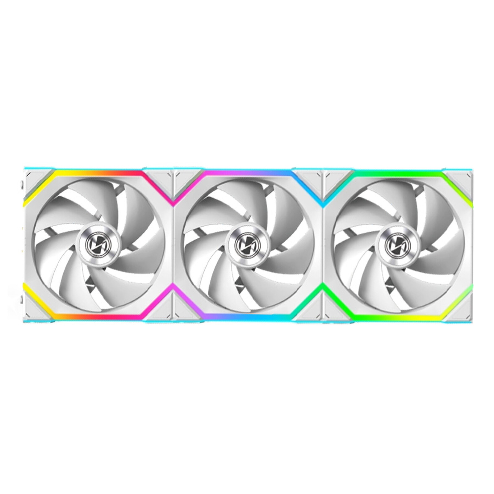 Lian Li Uni Fan SL 120 Reverse ARGB Wireless pack de 3 - Blanc