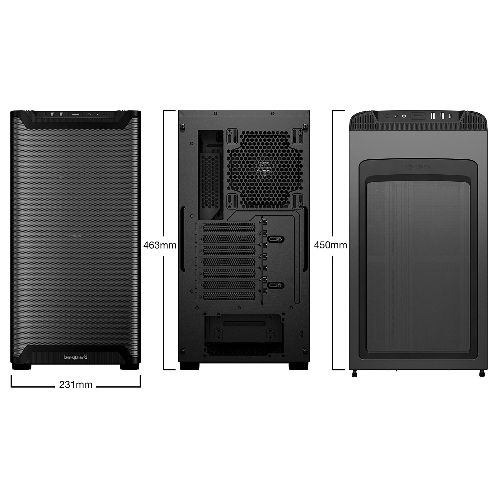 BEQUIET PURE BASE 501 Airflow Window - image 4