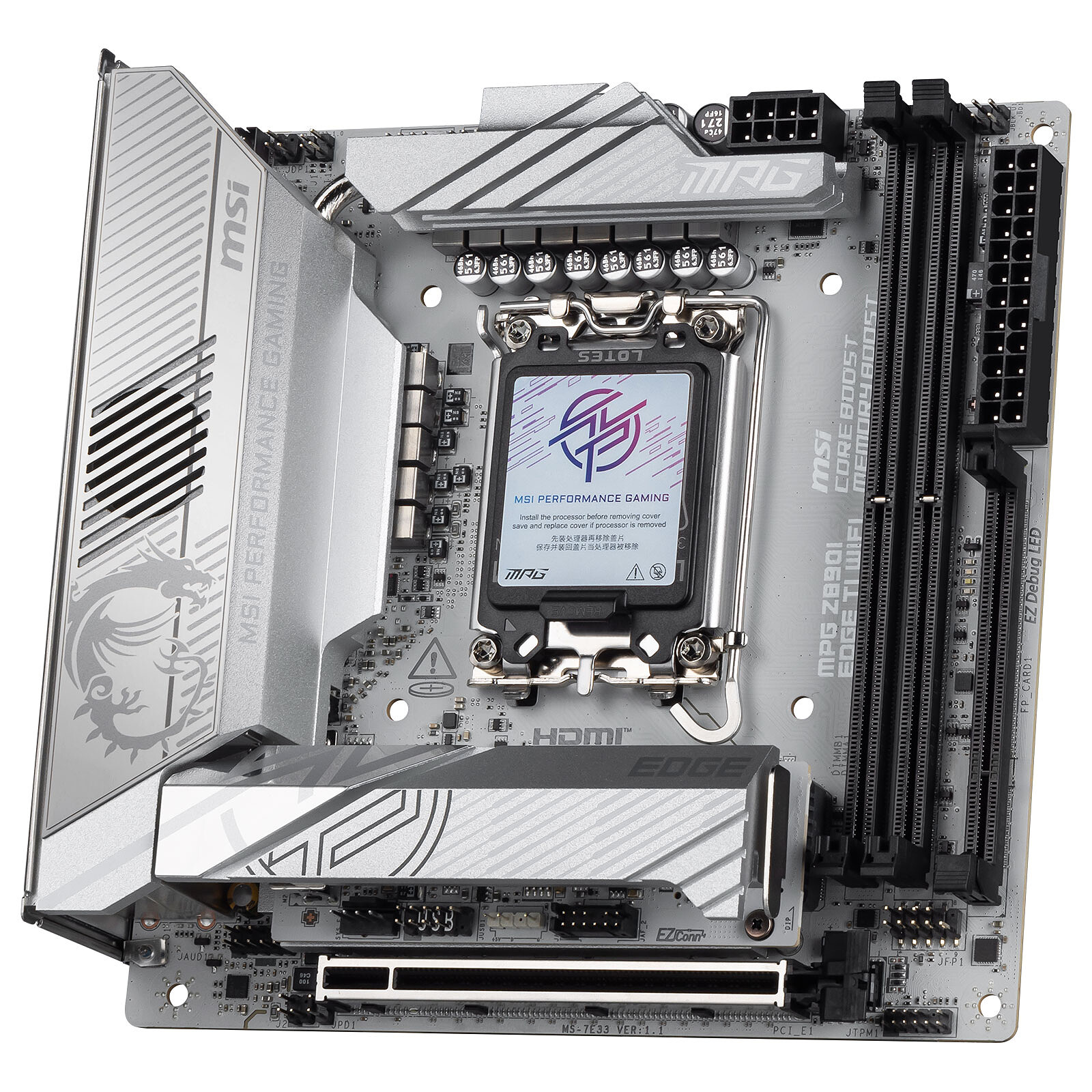 MSI MPG Z890I EGDE TI WIFI - mini ITX - image 2
