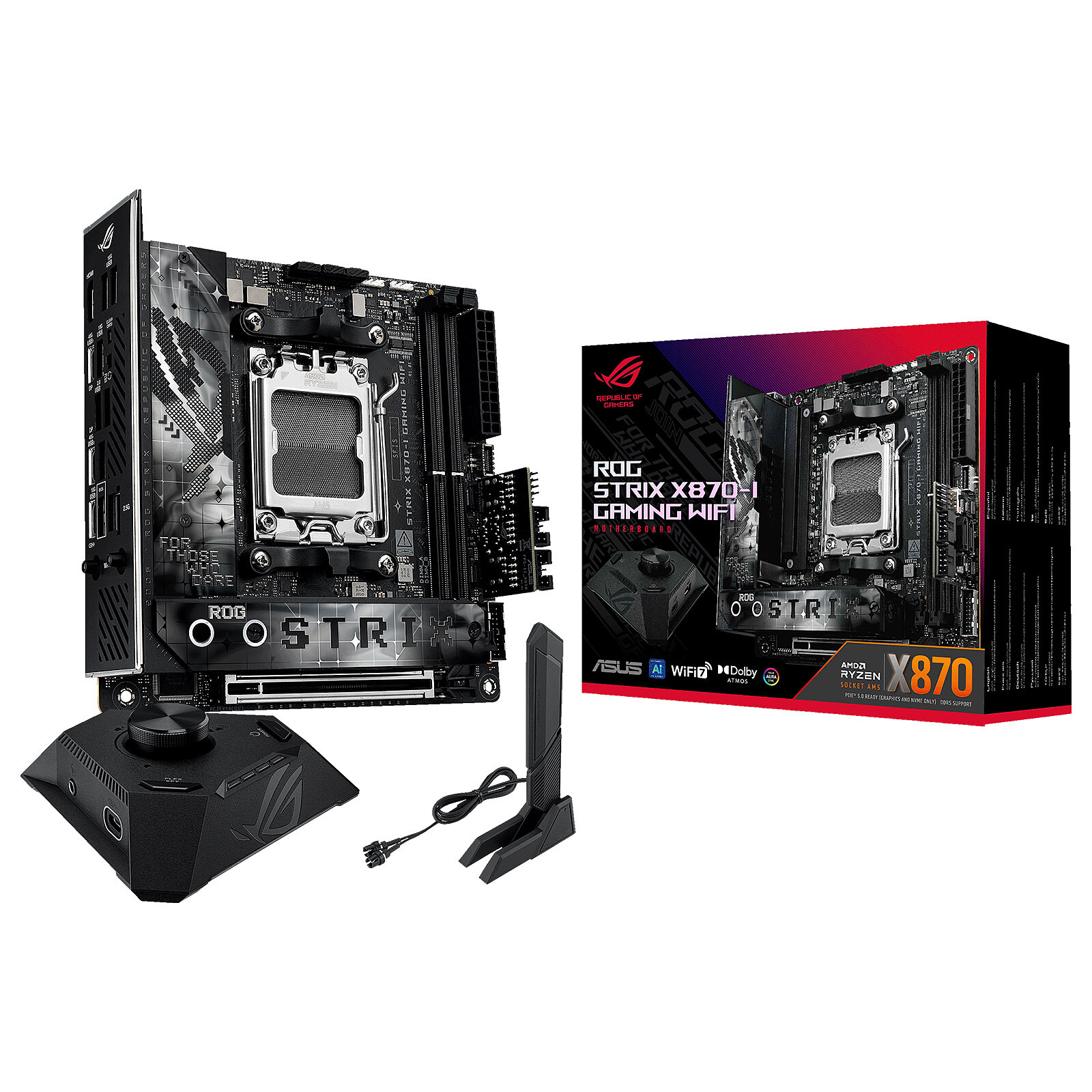 ASUS ROG STRIX X870-I GAMING WIFI - mini ITX - image 1