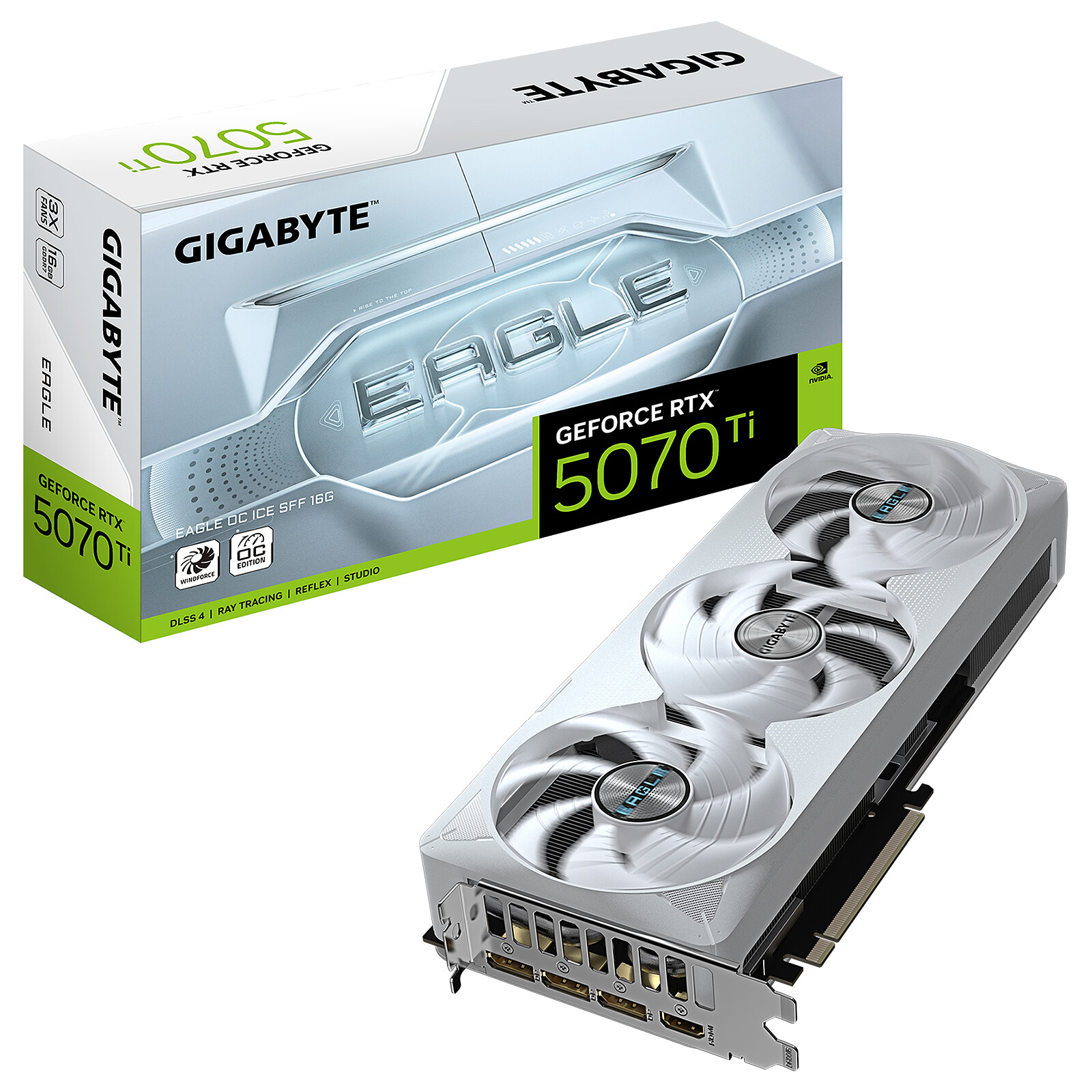 GIGABYTE RTX 5070TI EAGLE OC ICE 16GD - image 1