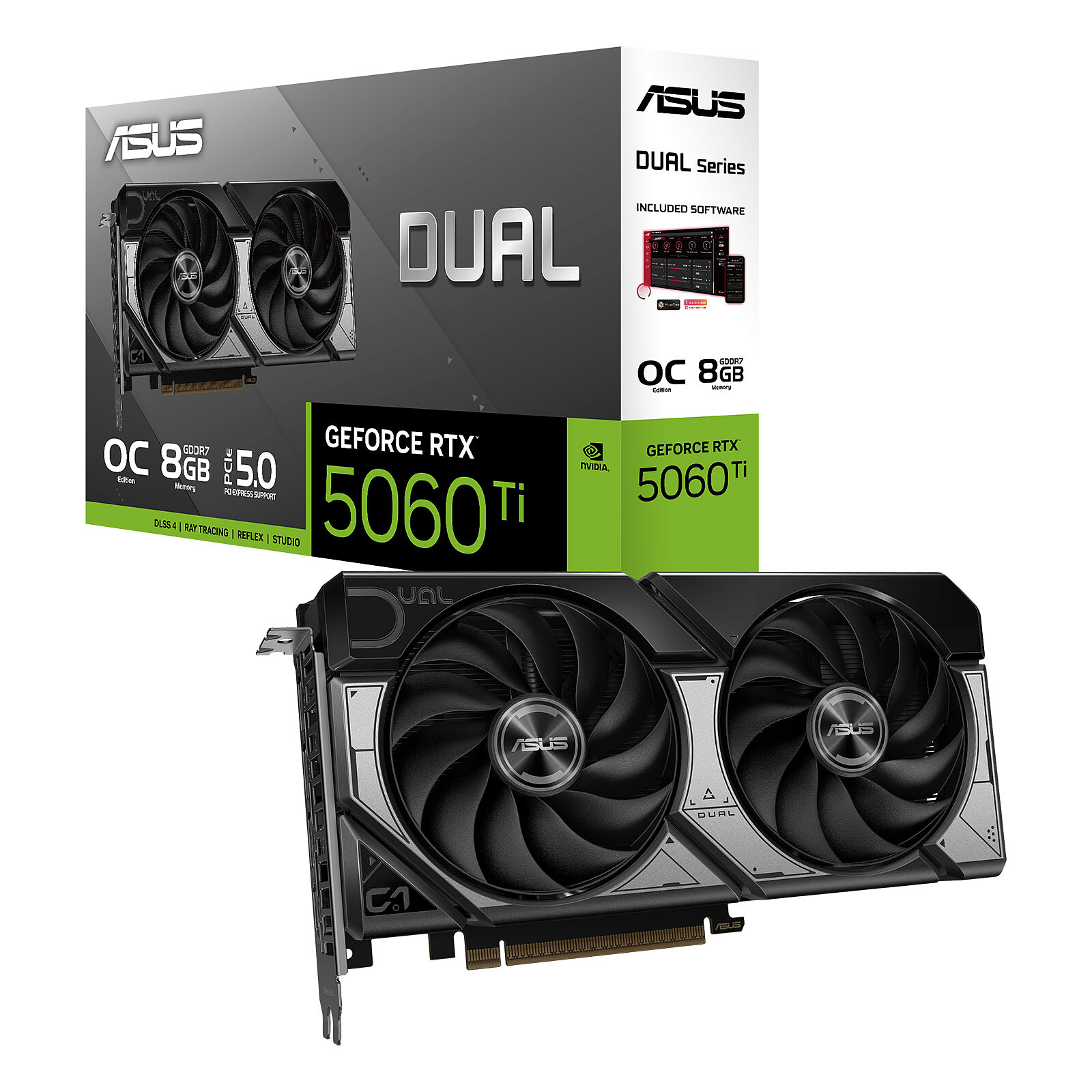 ASUS Dual GeForce RTX 5060 Ti OC Edition 8GB