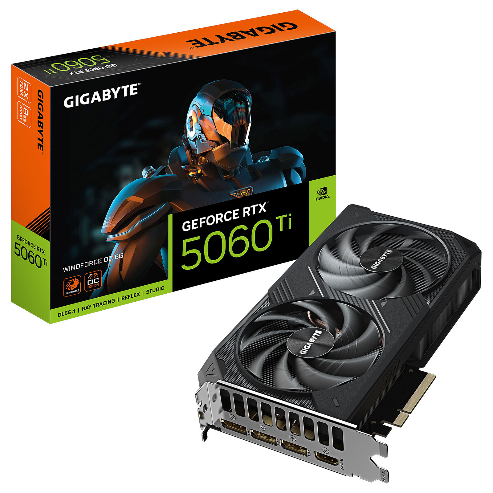 GIGABYTE RTX 5060TI WF2OC-8GD