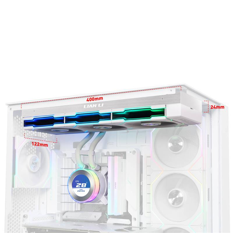 Lian Li Hydroshift II LCD-C 360 TL ARGB - Blanc - image 2