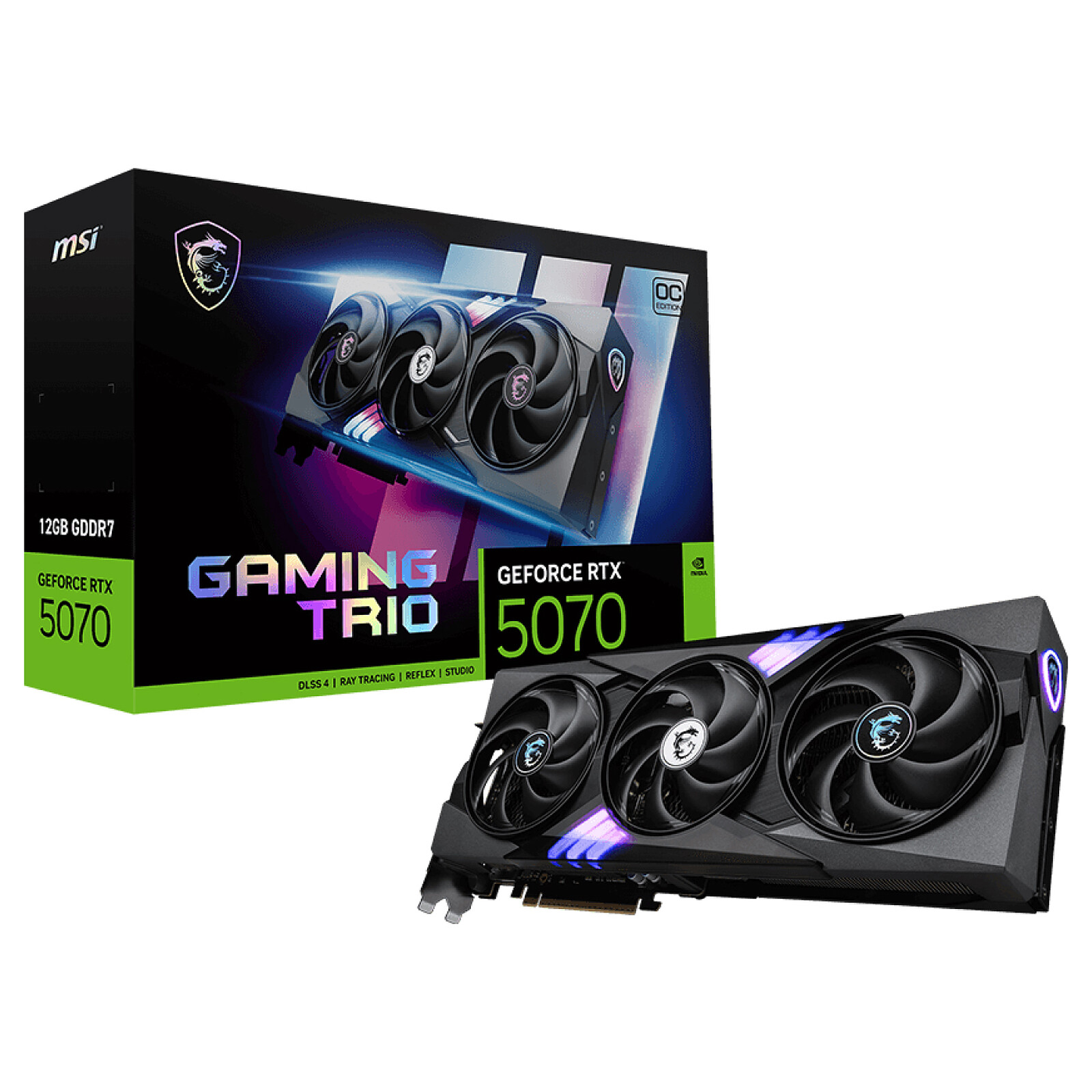 MSI RTX 5070 12G GAMING TRIO OC - image 1