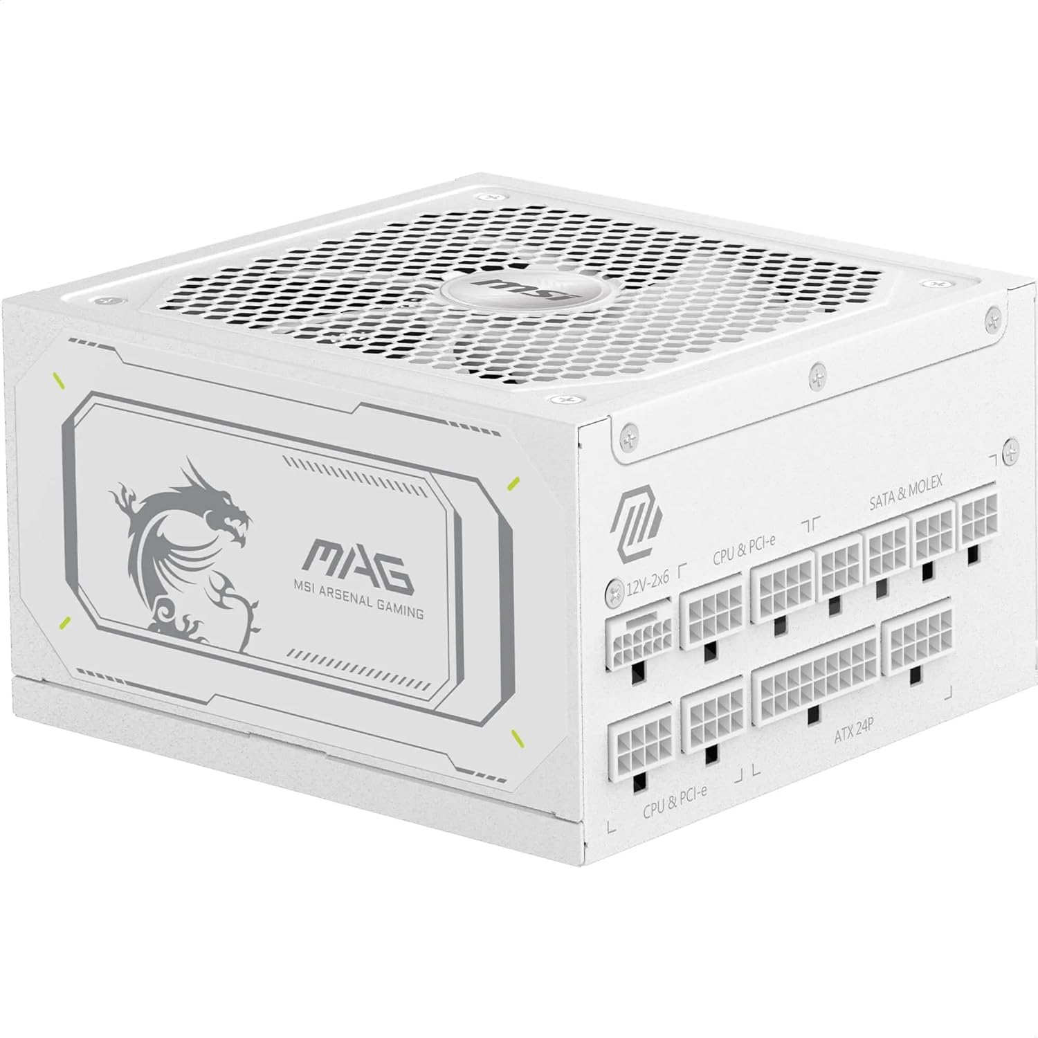 MSI MAG A1000GL PCIE5.1 /ATX 3.1 GOLD - Blanc