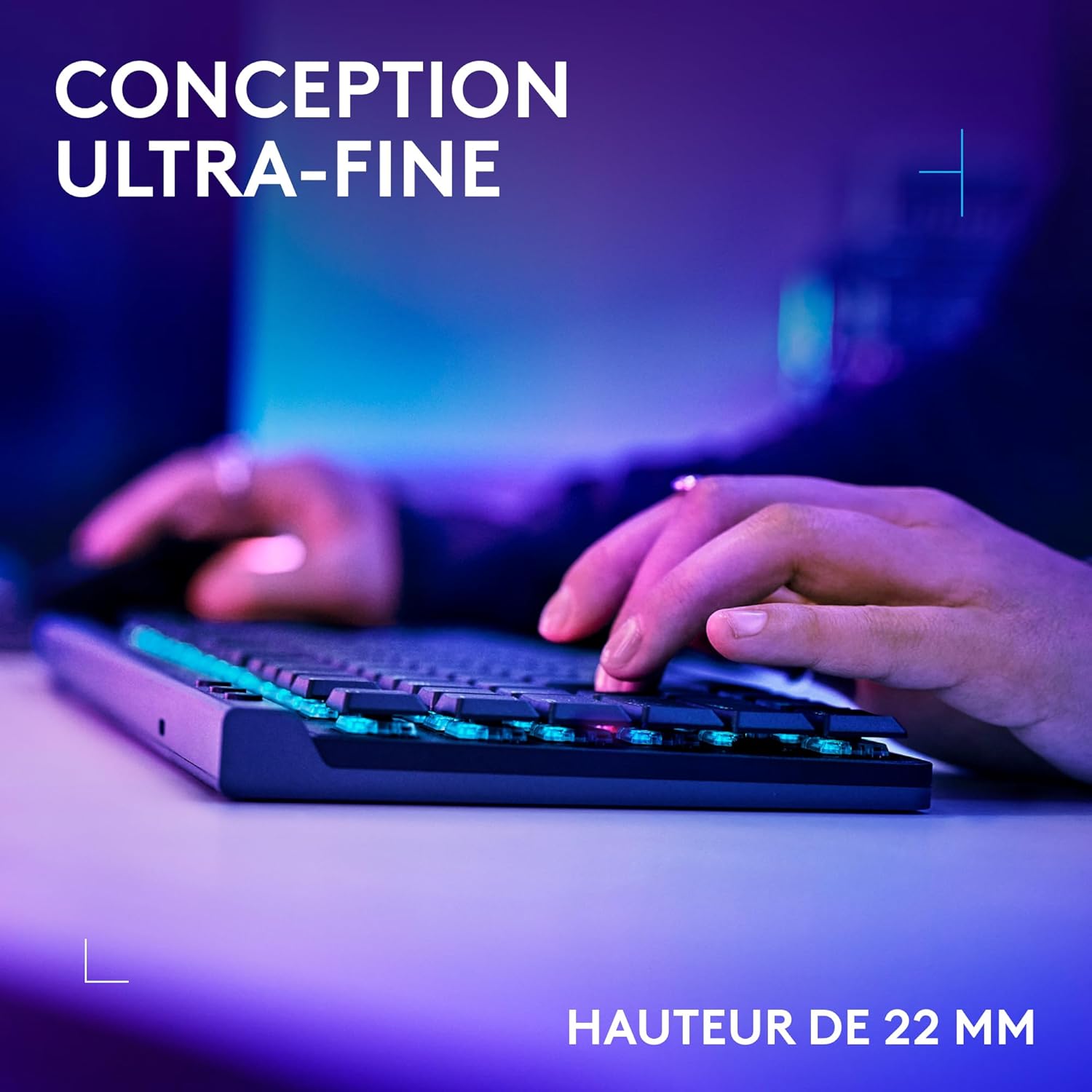 Logitech G G515 Lightspeed TKL Sans Fil Linéaires Noir - image 3