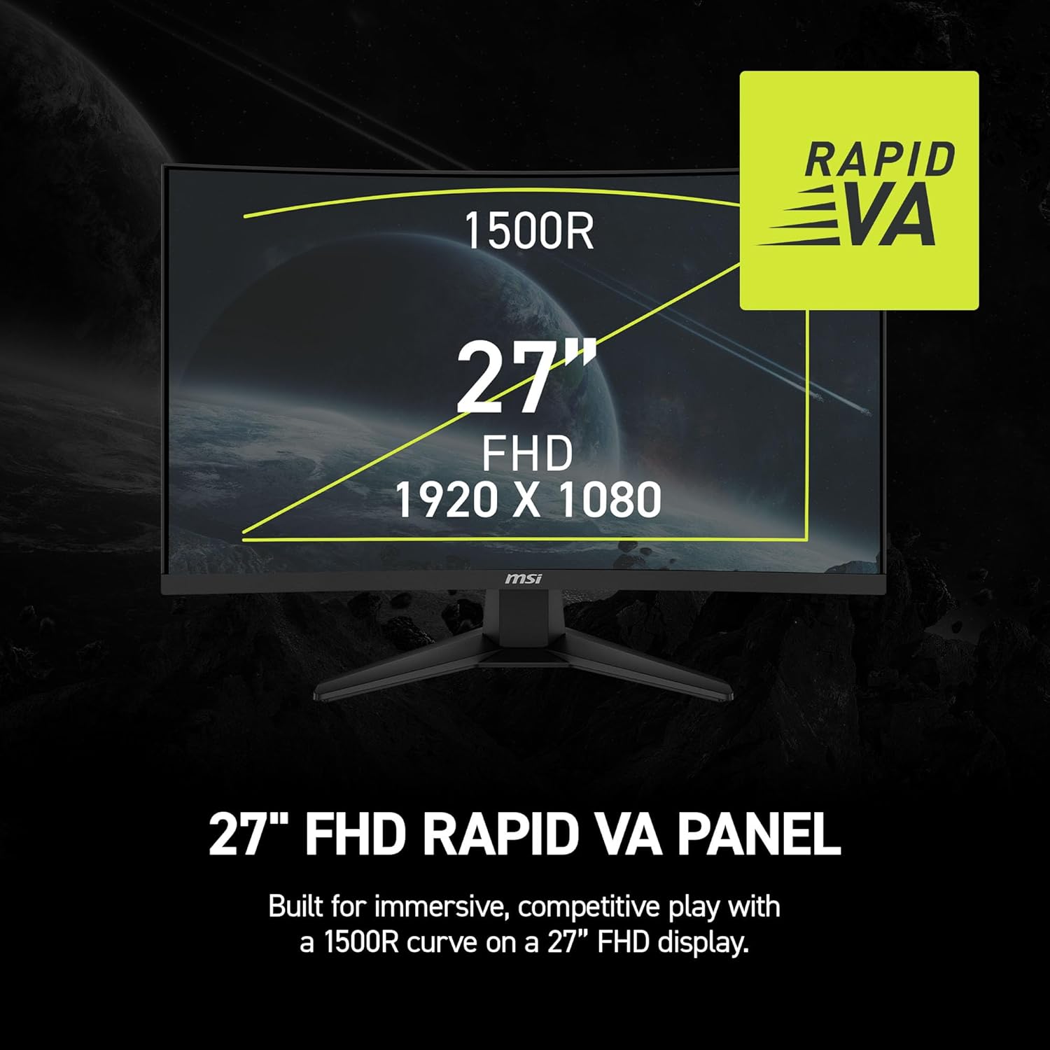 MSI MAG 275CF X24 FHD Incurvé 240Hz - image 2