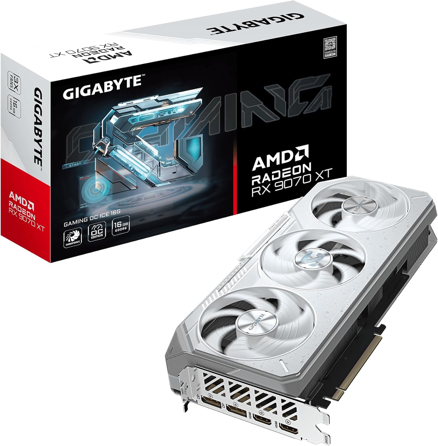 GIGABYTE RX9070XT GAMING OC ICE-16GD - image 1