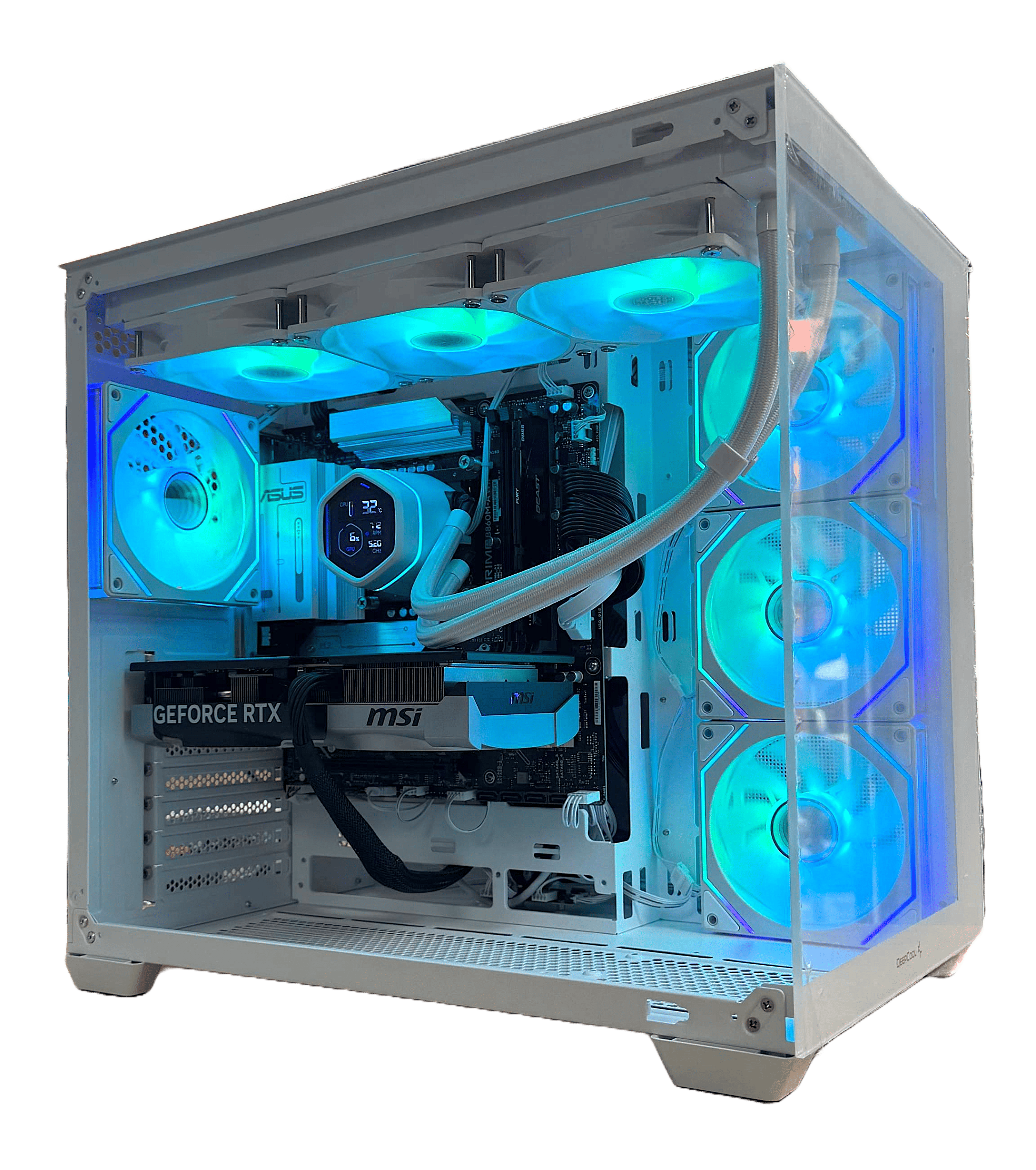 Pc Gamer Digital360  Blanc - RTX5060Ti 