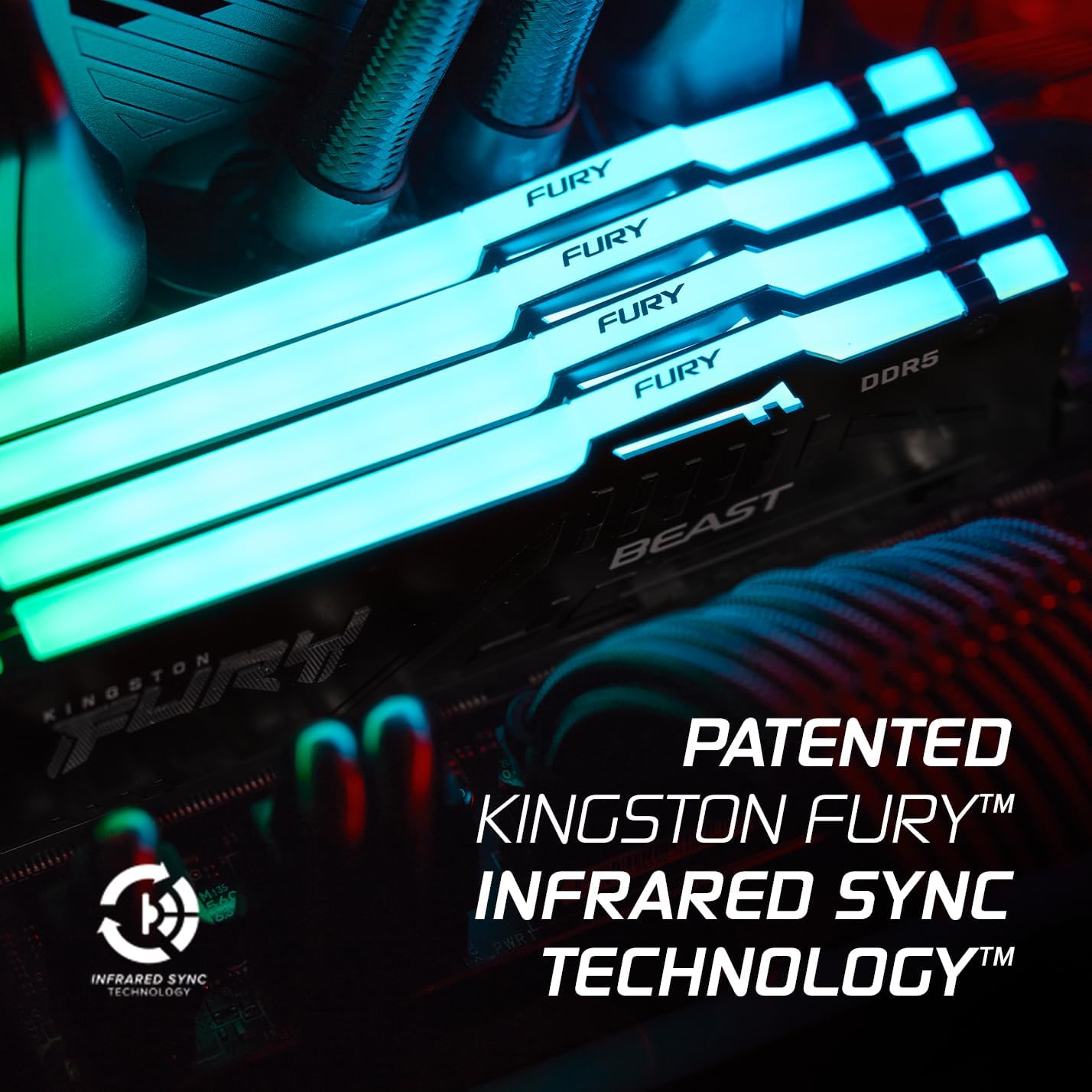 Kingston FURY Beast RGB 128 Go (2x64G) DDR5 5600 MHz - image 2