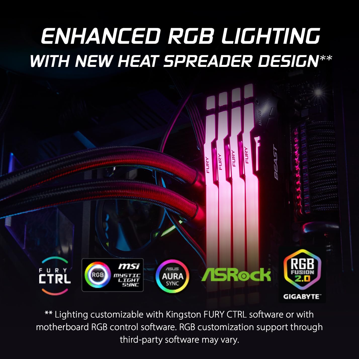 Kingston FURY Beast RGB 128 Go (2x64G) DDR5 5600 MHz - image 4