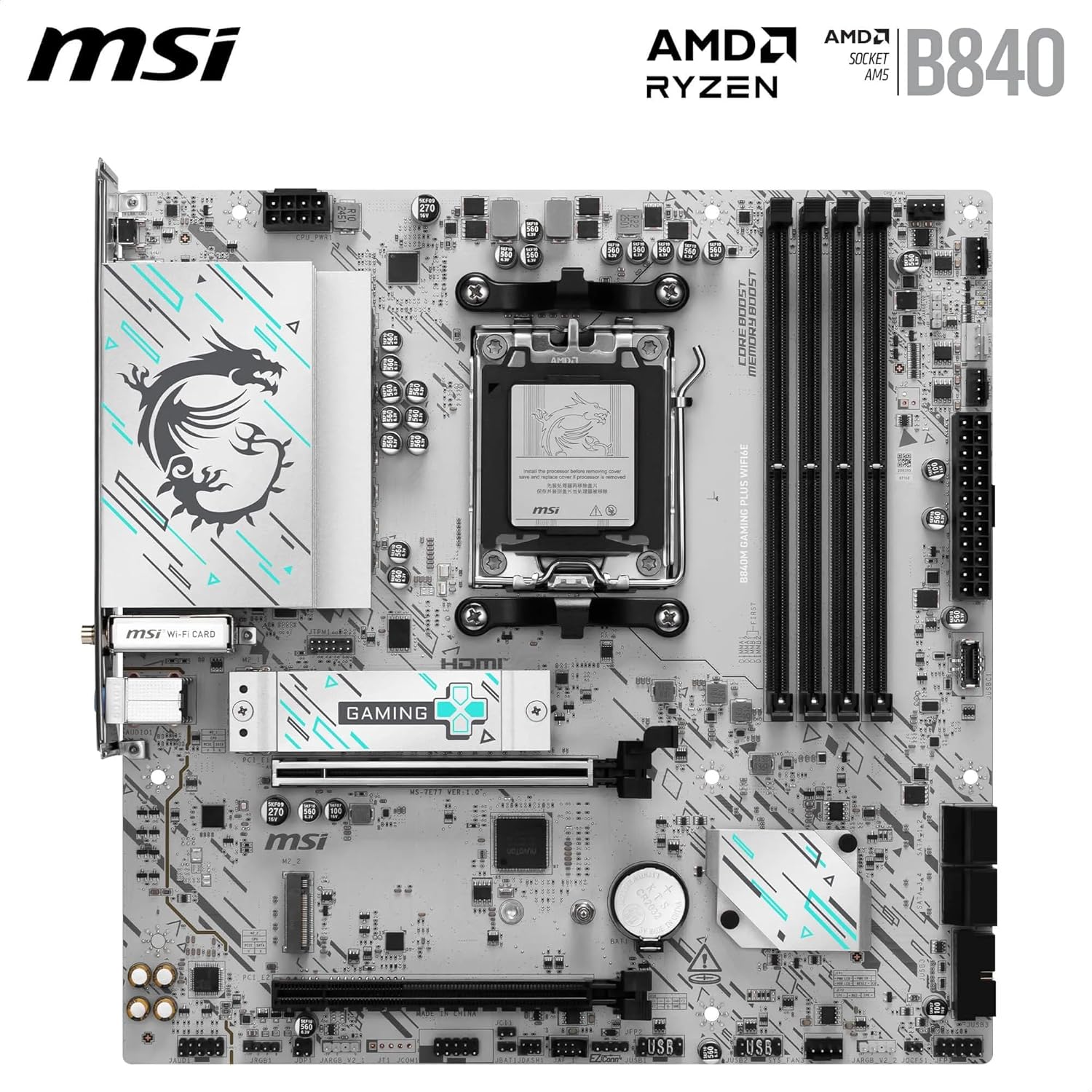MSI B840M GAMING PLUS WIFI6E - image 2