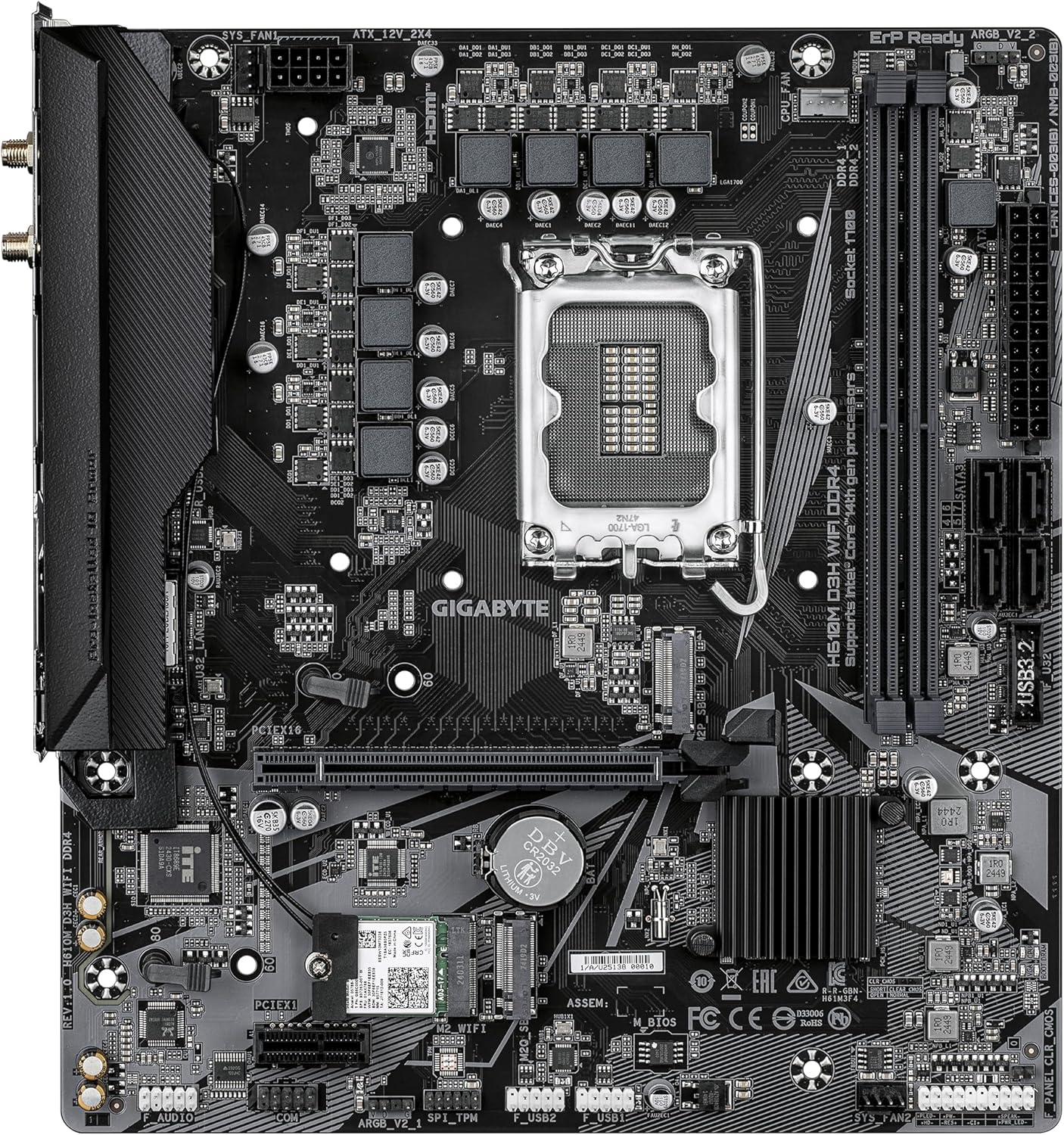 GIGABYTE H610M D3H WIFI DDR4  - image 2