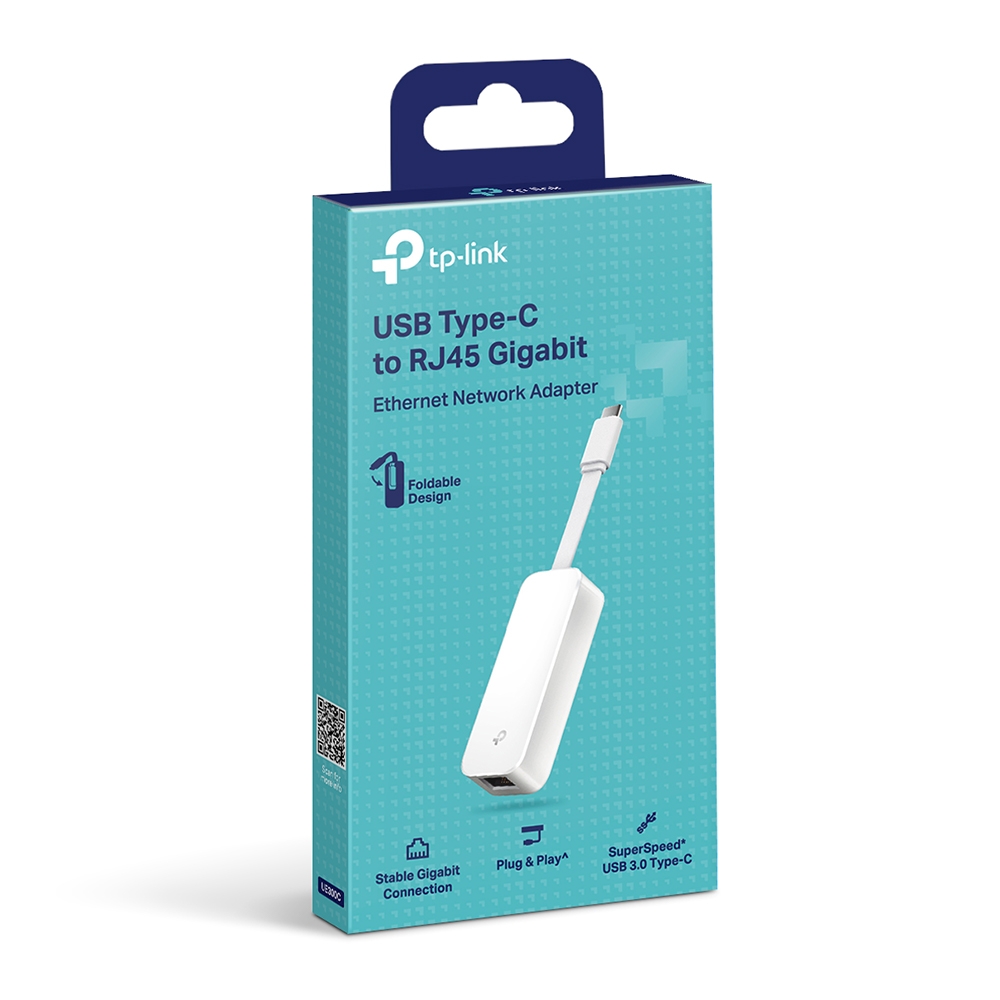 TP-LINK Adaptateur réseau USB Type C vers Gigabit Ethernet 10/100/1000 Mbps