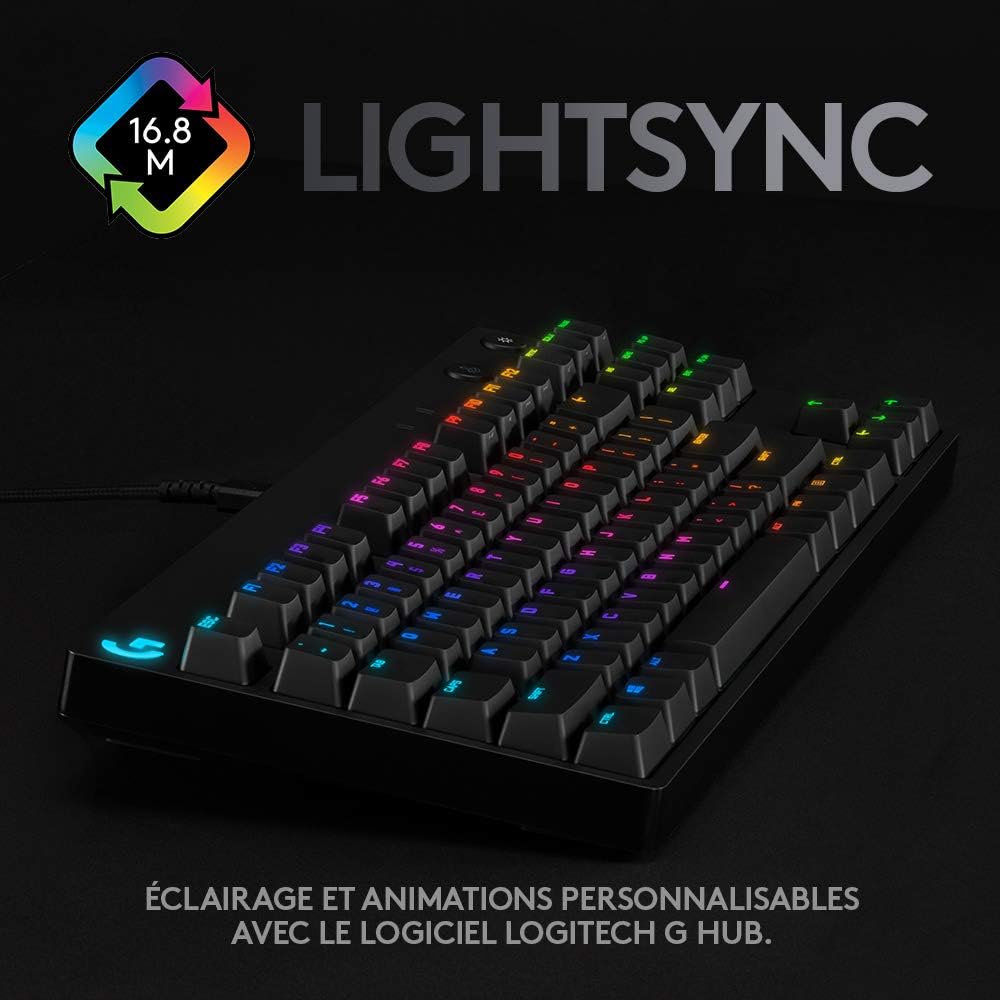 Logitech G PRO TKL mécanique Filaire Noir - image 2