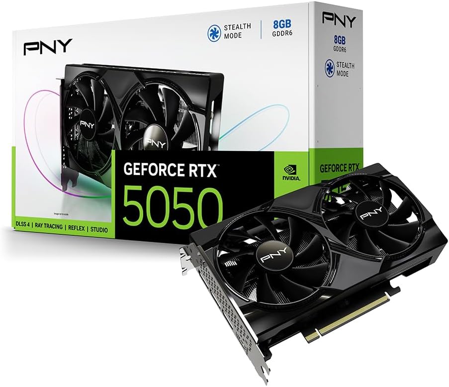PNY GEFORCE RTX" 5050 8GB Dual Fan DLSS 4 - image 1