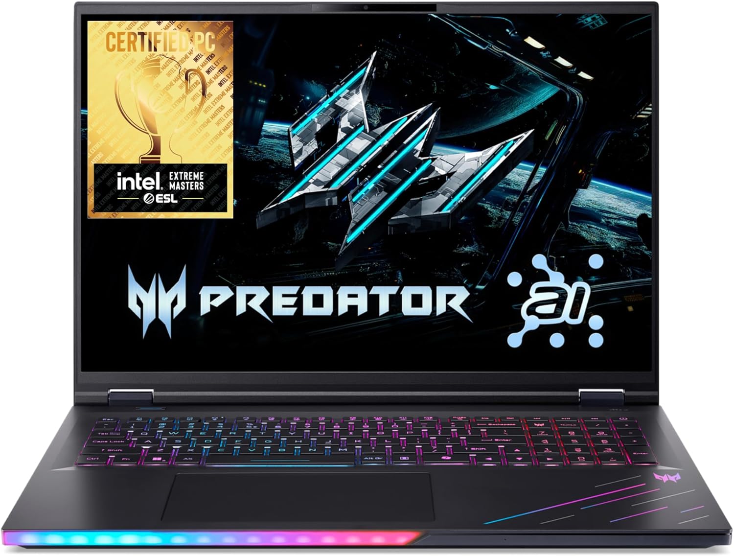 Acer Predator Helios 18 AI PH18 QHD 18" 120Hz Intel Core U9 / 32Go / 1To / RTX5080 - image 1