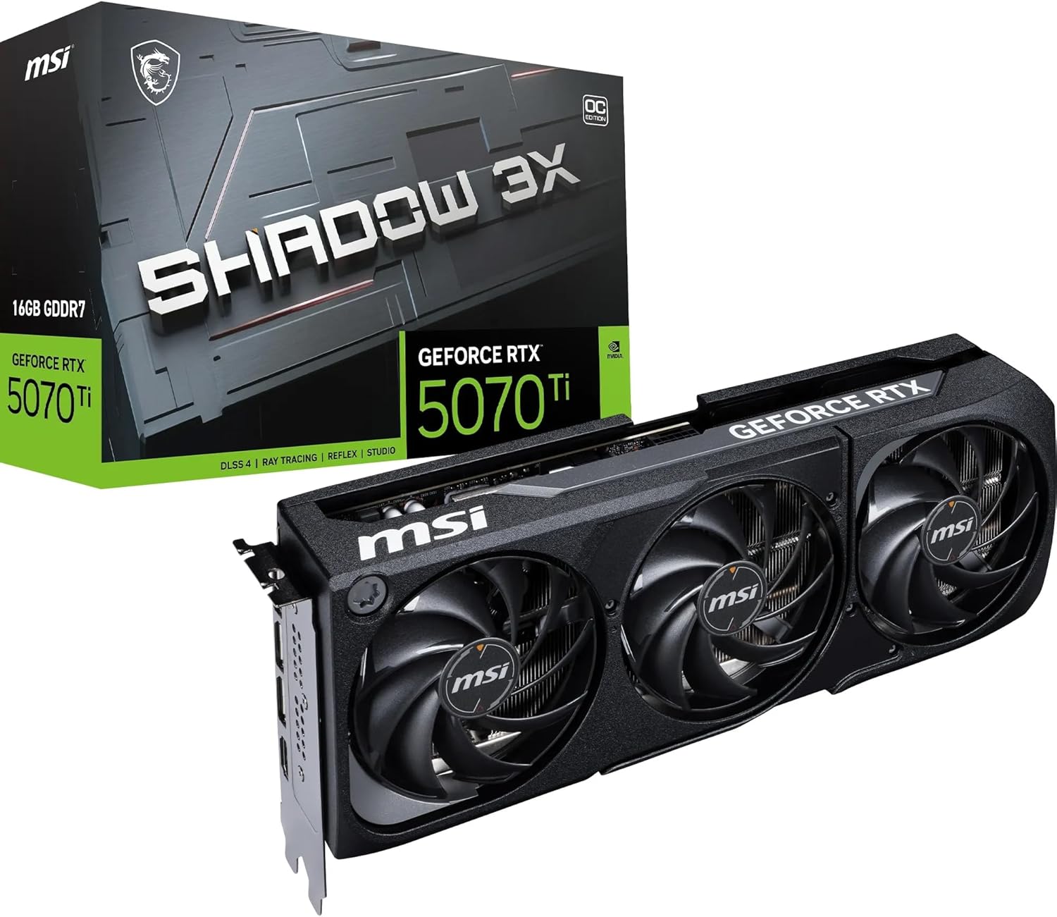 MSI GeForce RTX 5070 Ti 16G Shadow 3X OC - image 1