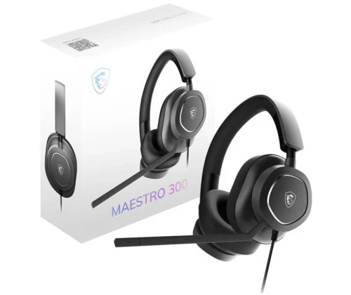 MSI Maestro 300 Casque Avec fil Arceau Jouer USB Type-C / USB Type-A Noir - image 4