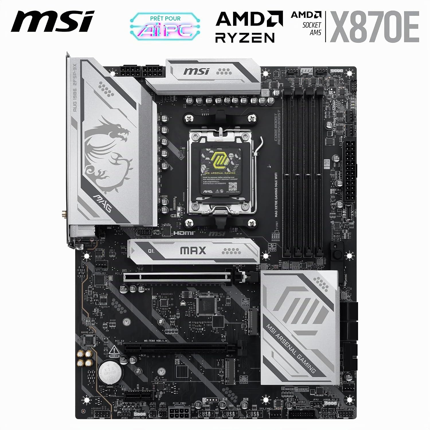 MSI MAG X870E GAMING MAX WIFI - image 2