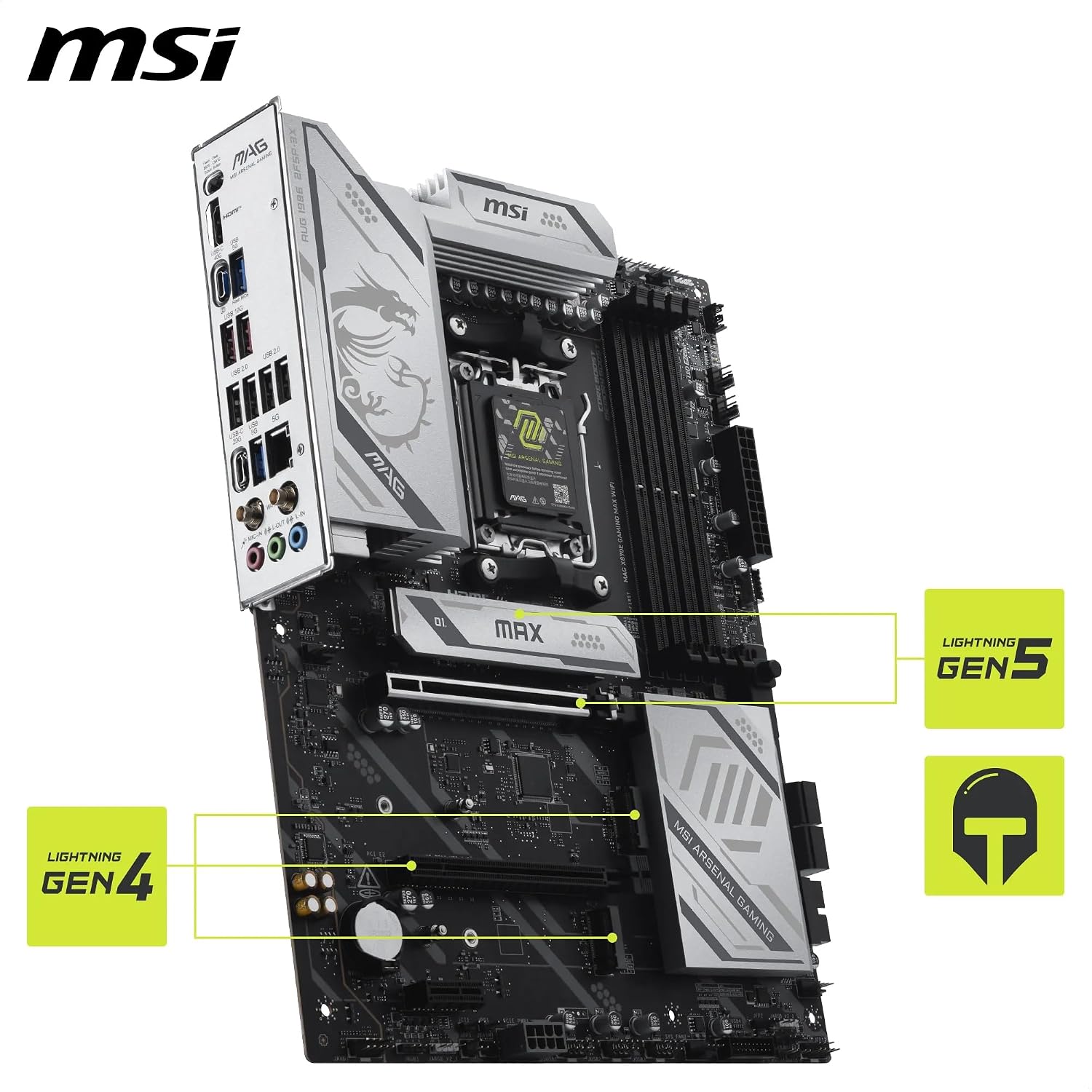 MSI MAG X870E GAMING MAX WIFI - image 3