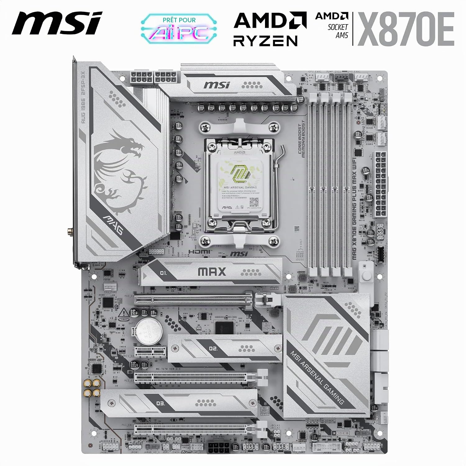 MSI MAG X870E GAMING PLUS MAX WIFI - image 2
