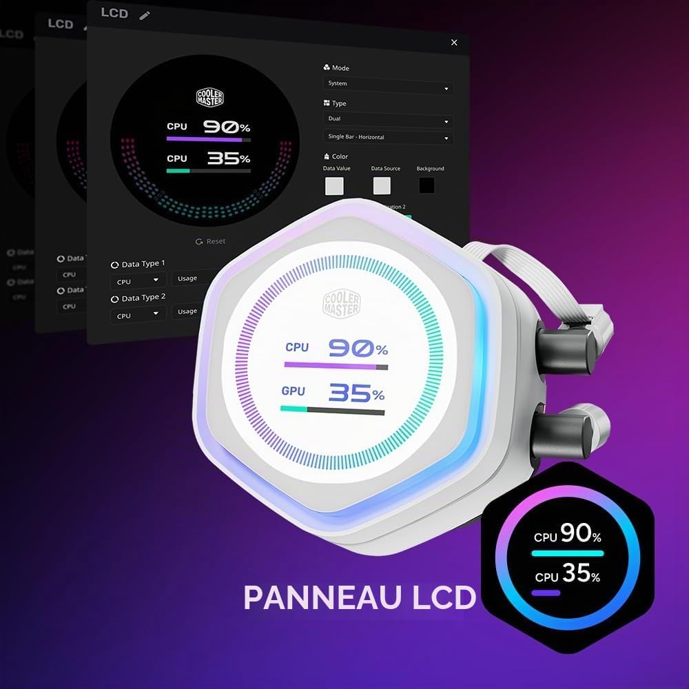 COOLER MASTER ML 360 Atmos II LCD WHITE - image 2