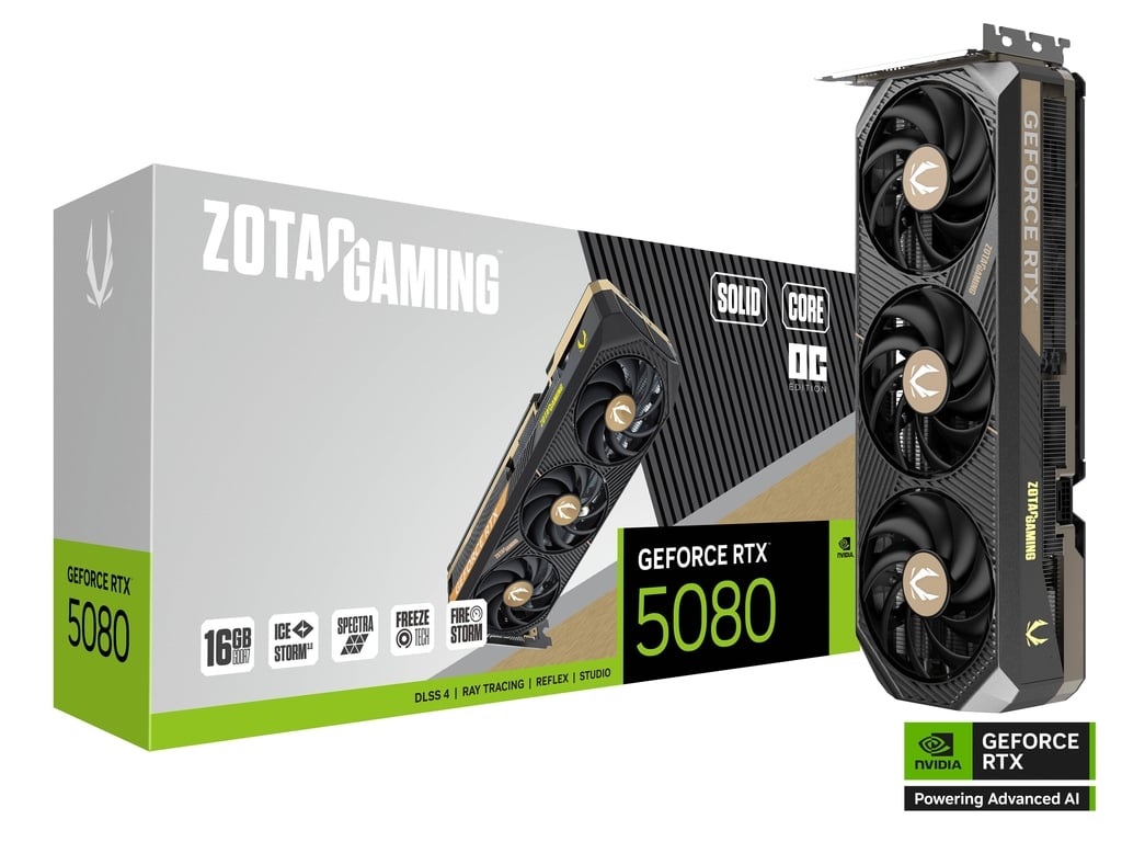 ZOTAC Gaming GeForce RTX 5080 SOLID CORE OC 16 Go - image 1