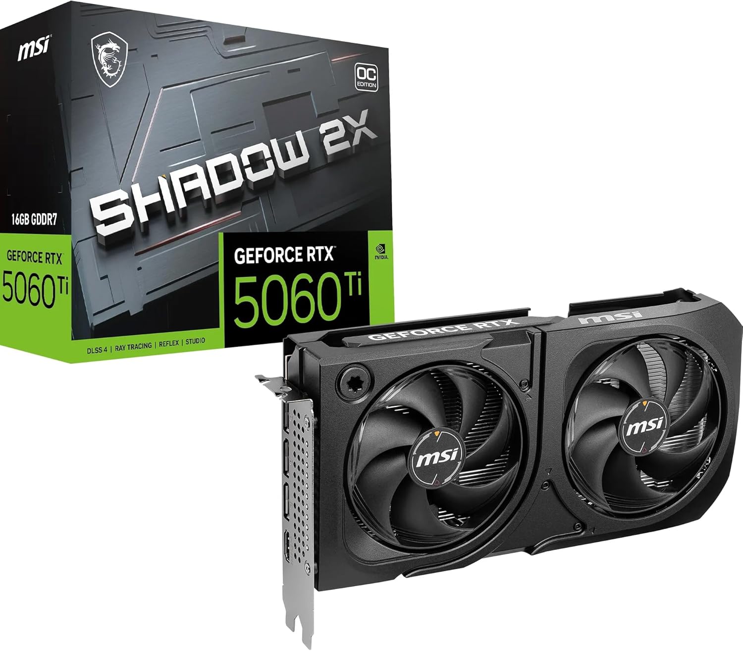 MSI GeForce RTX 5060 Ti 16G Shadow 2X OC Plus - image 1