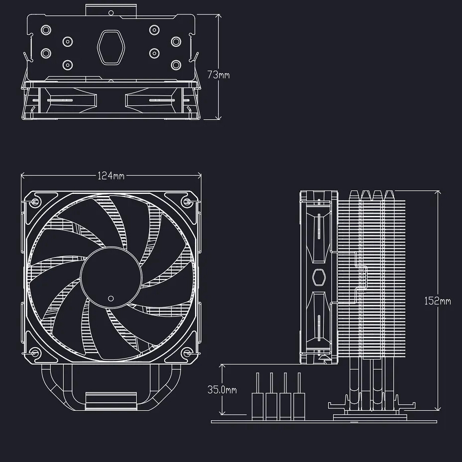 COOLER MASTER Hyper 212 Spectrum V3 - image 4