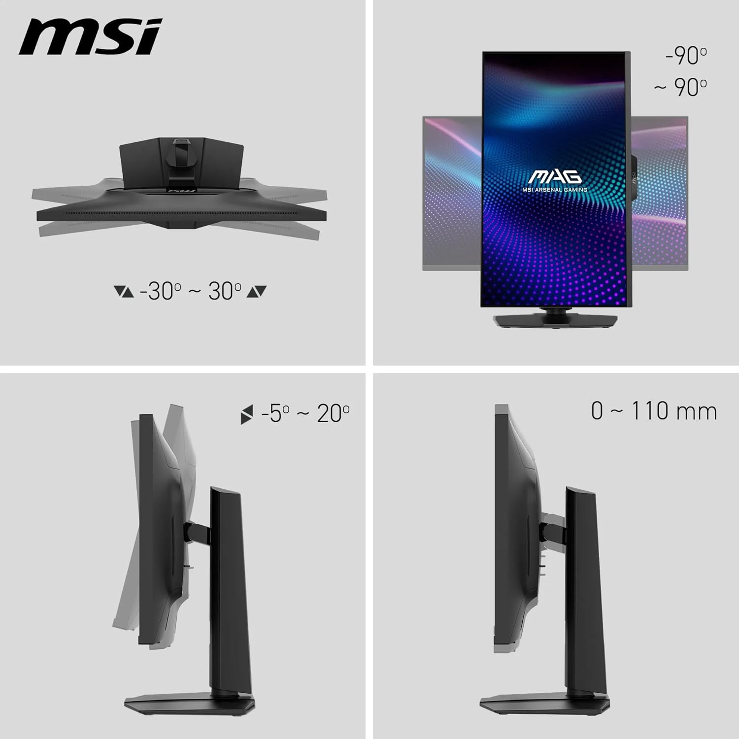 MSI MAG 274UPDF E16M 27" Dual-Mode UHD 160Hz/FHD 320Hz - image 4
