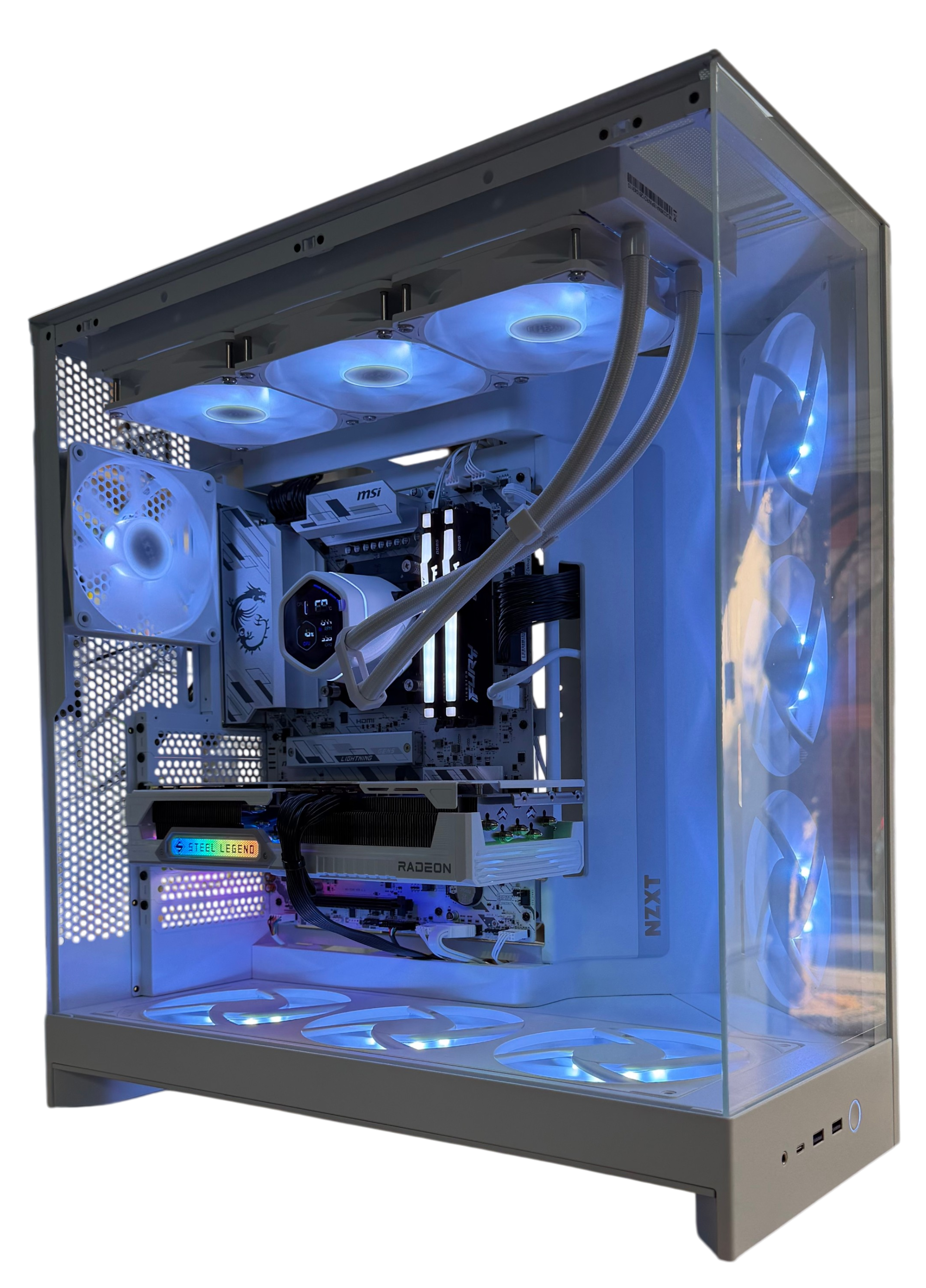 Pc Gamer H9 Blanc -RX9070 XT  - image 1