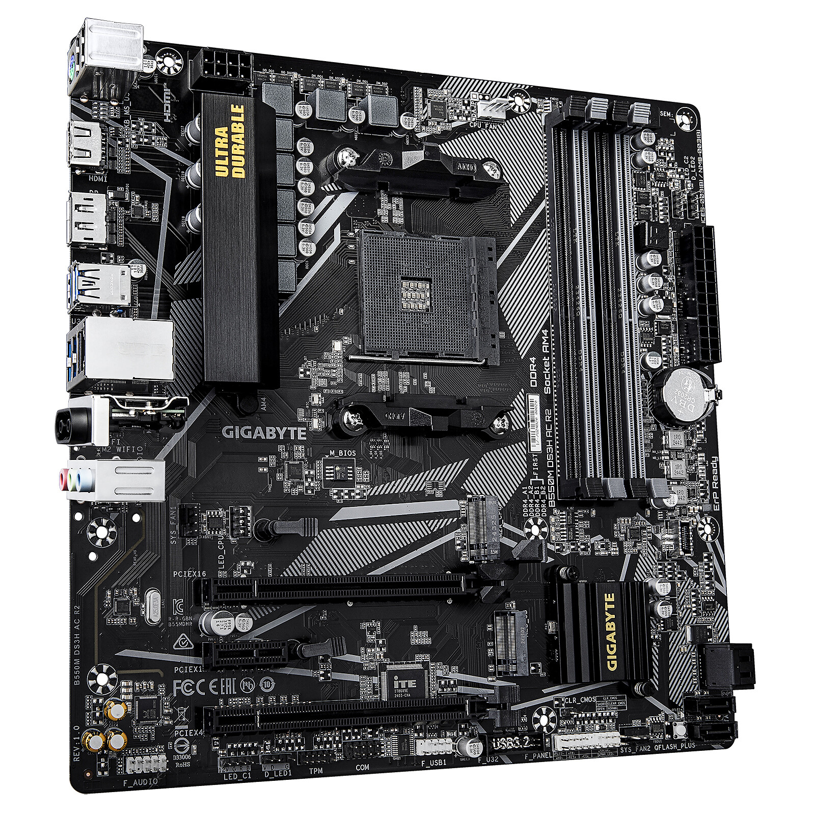 GIGABYTE B550M DS3H AC R2 DDR4 - image 3