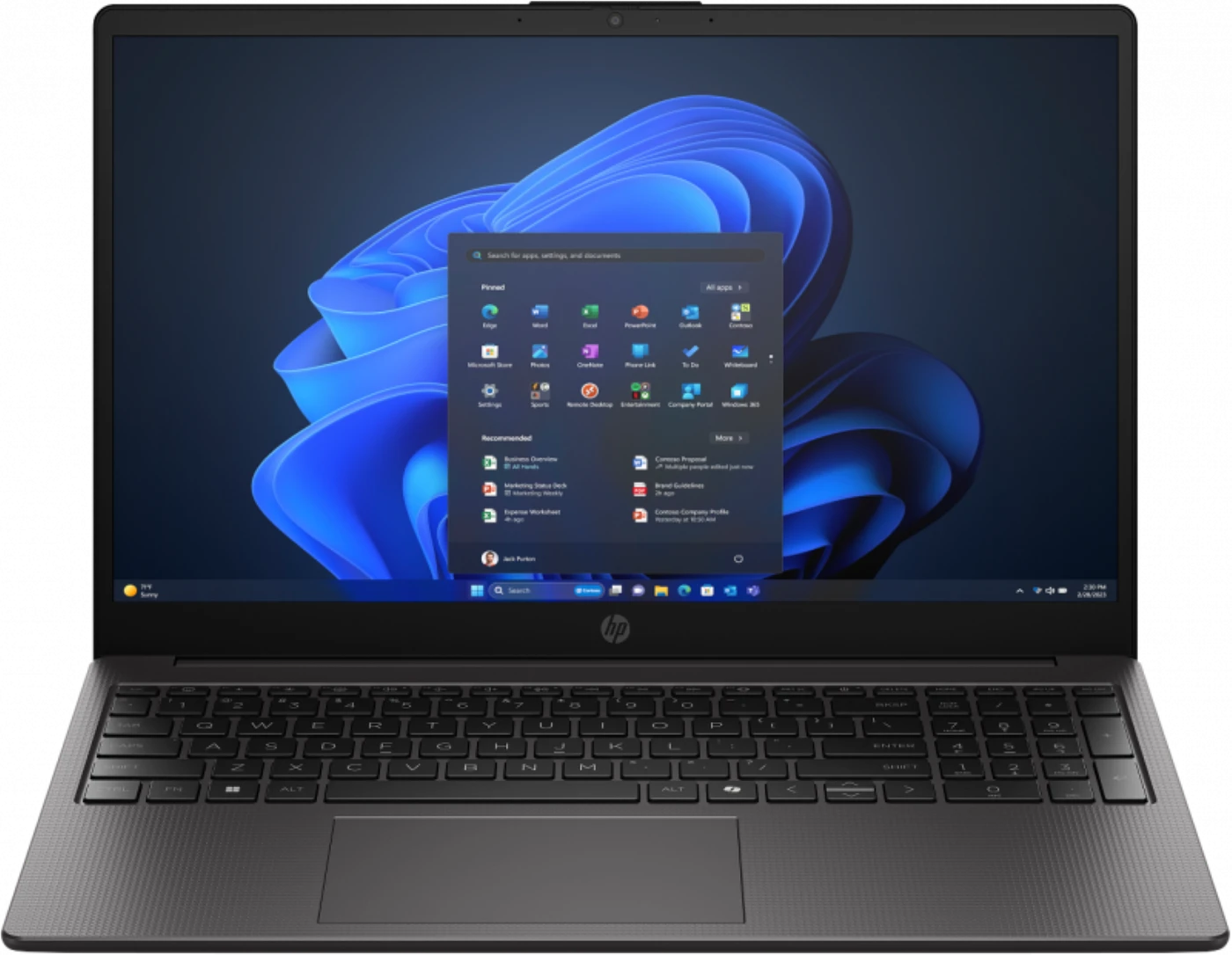 HP 255R G10  15.6" FHD  SVA - AMD Ryzen 5 - 16Go - 512Go - W11H - Noir - image 1