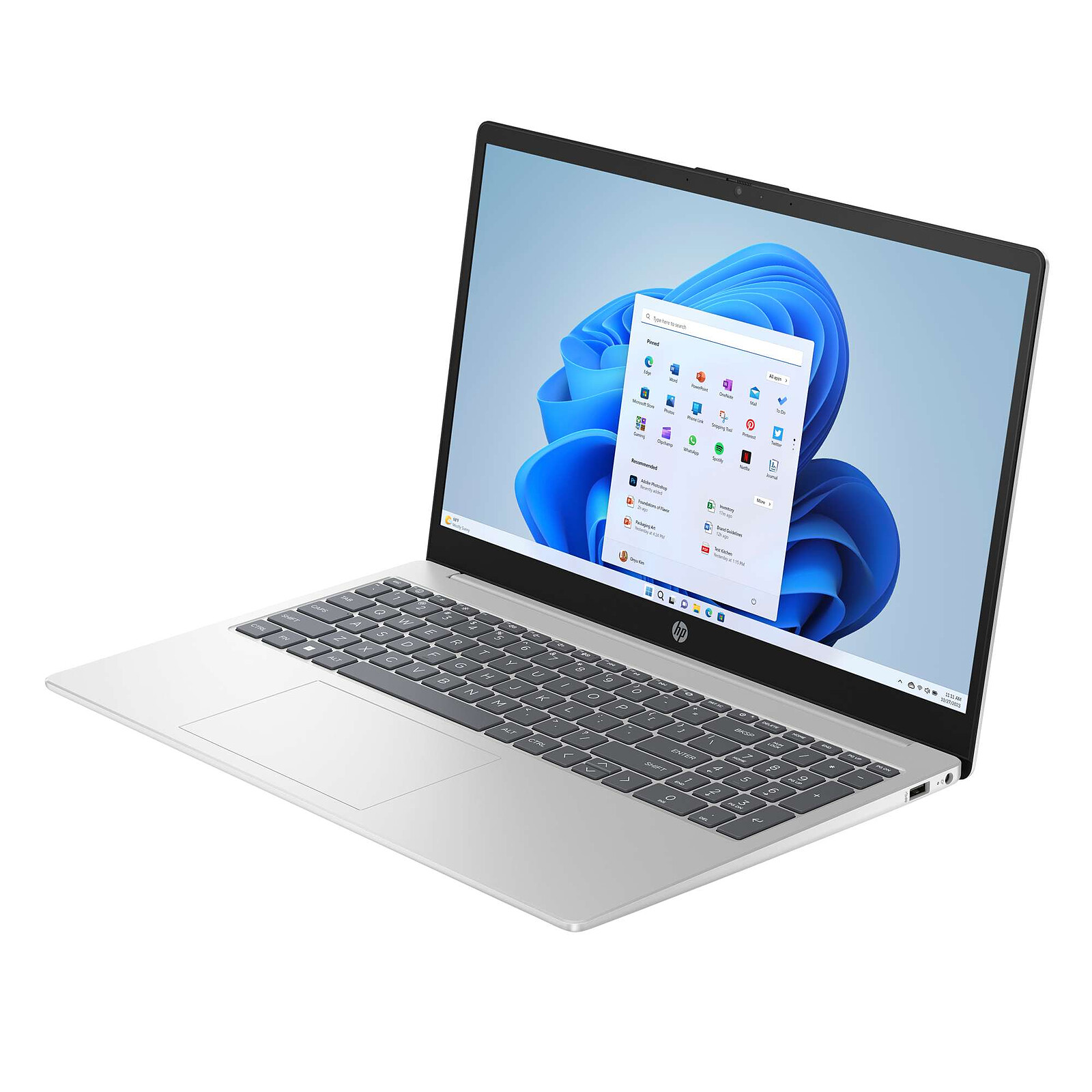 HP Laptop 17 - Portable 17.3" FHD - AMD R7 - 16Go - 1To - W11H - Argent - image 3
