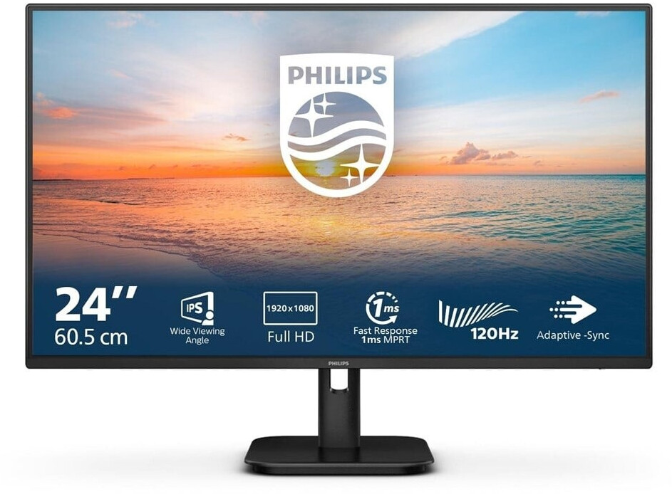 Philips 1000 series FHD 24" 120Hz HDMI/ VGA (D-Sub)