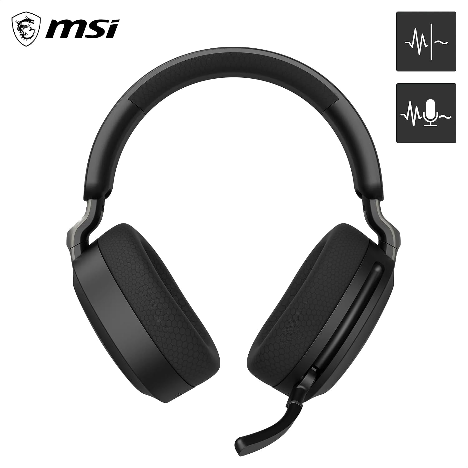MSI Maestro 500 Wireless Casque Gaming sans Fil Black - image 4