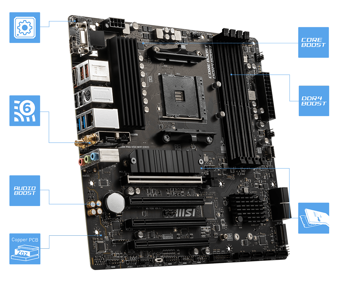 MSI B550M PRO-VDH WIFI - image 4